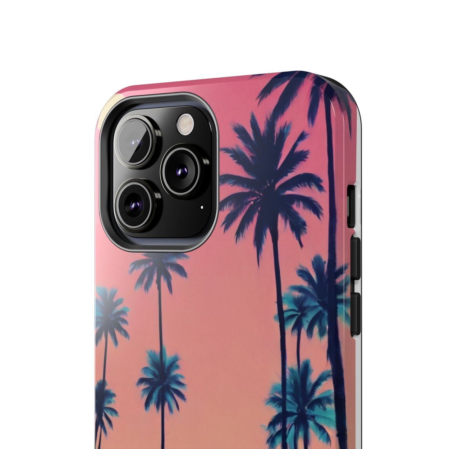 Tropical Beach Vibe Tough Phone Case - Vintage Van Design - for iPhone