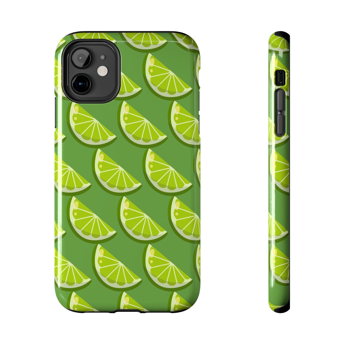 Lime Slice Tough Phone Case - Green Party - for iPhone