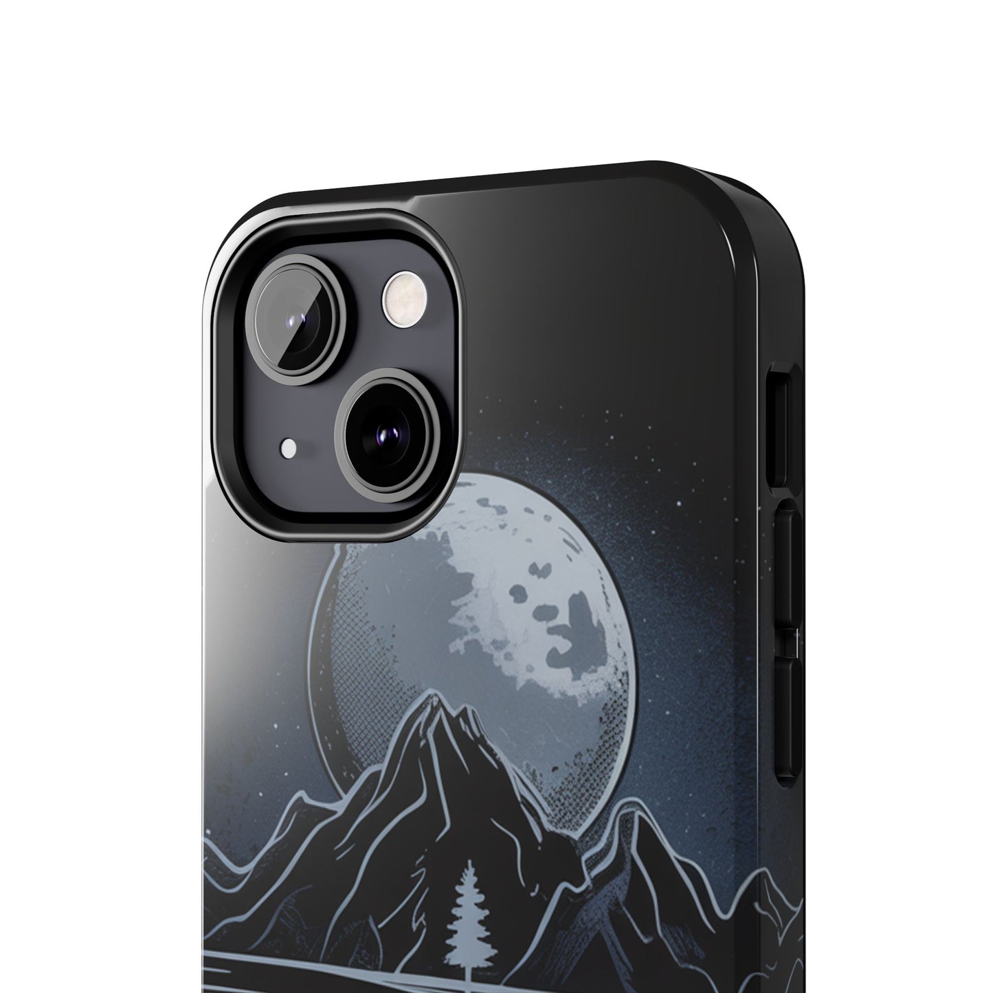 Moonlit Mountain Tough Phone Case Dark Fantasy