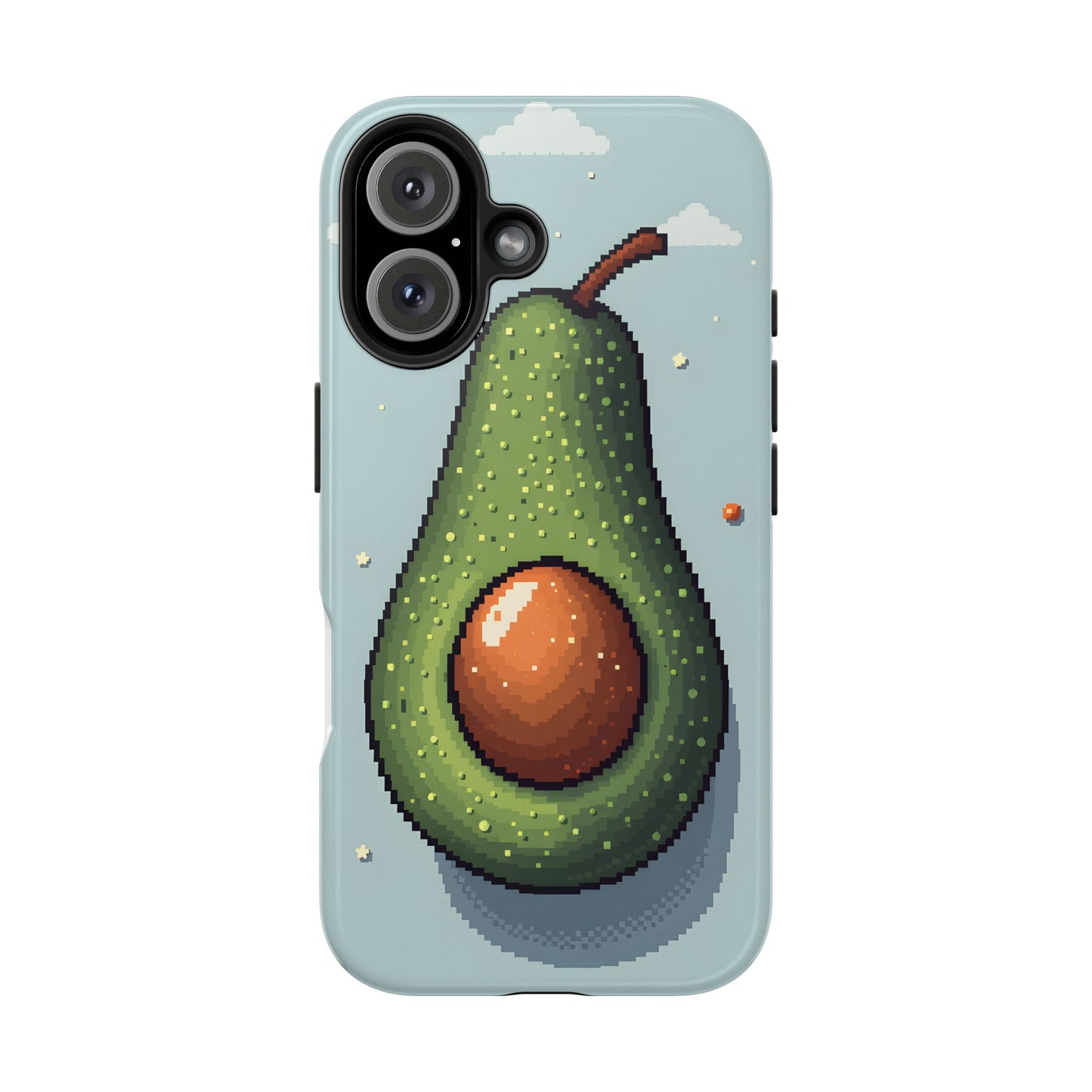 Pixel Avocado Tough Phone Case - Perfect for Foodies & Nature Lovers - for iPhone