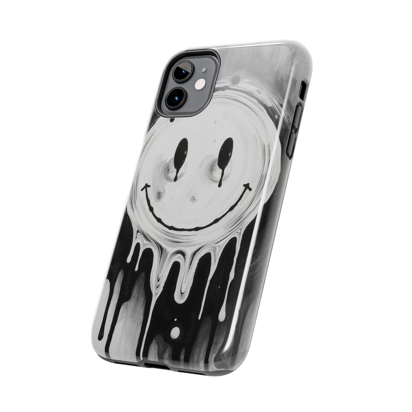Dripping Smiley Tough Phone Case - Stylish & Durable Protection