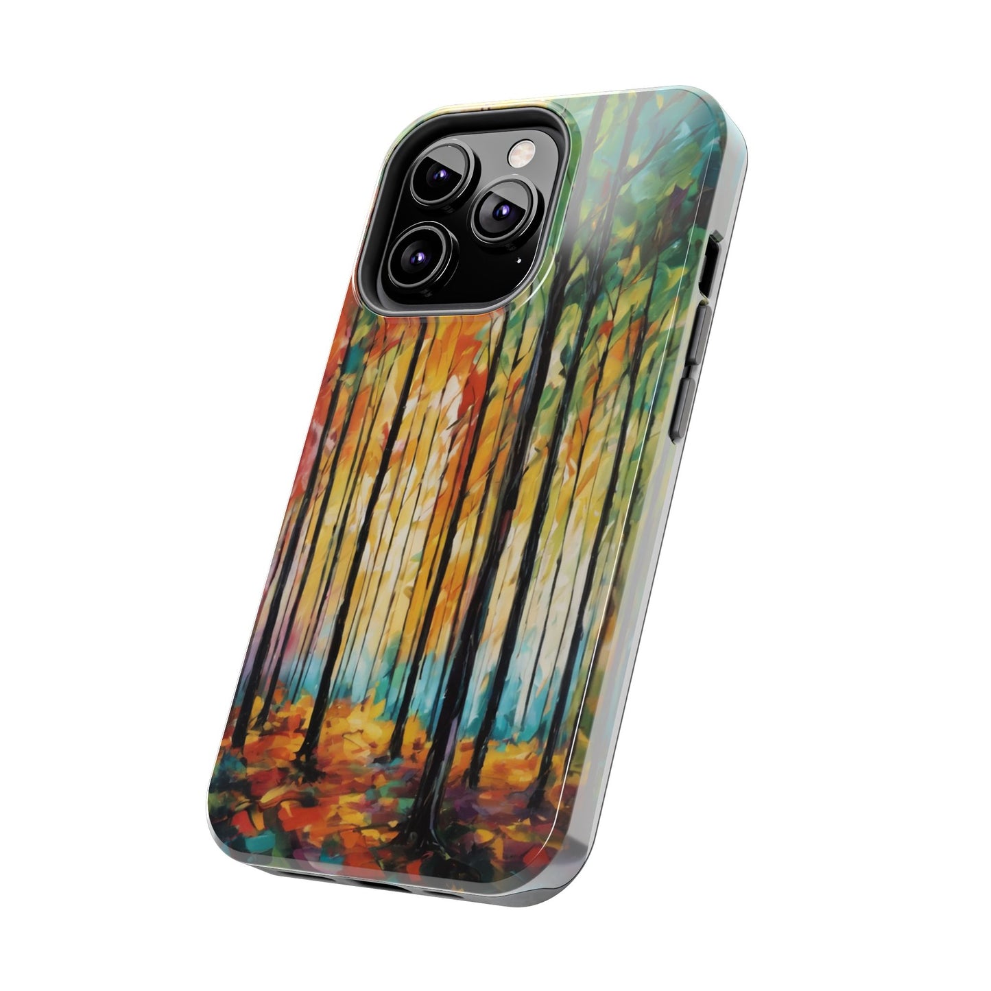Autumn Forest Tough Phone Case - Colorful Nature Design - for iPhone