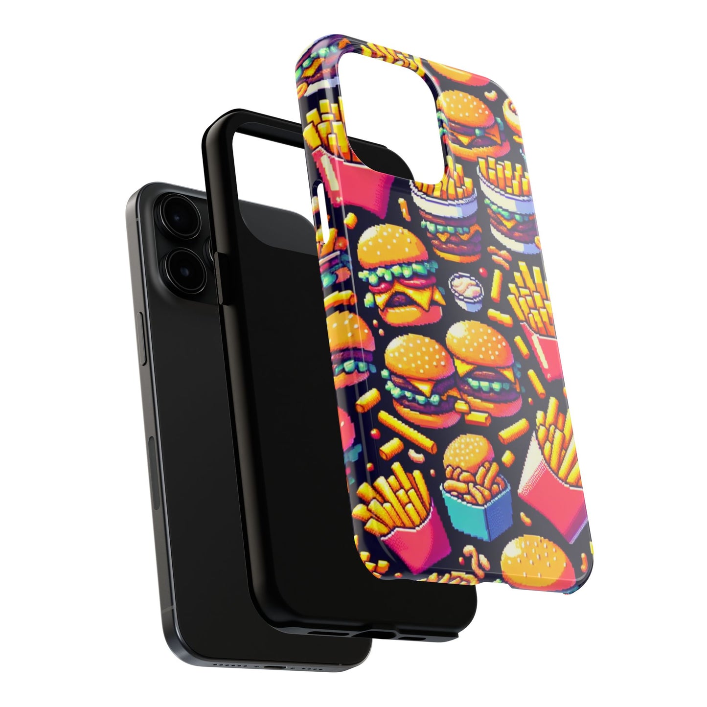 Retro Fast Food Phone Case - Tough and Durable - for iPhone