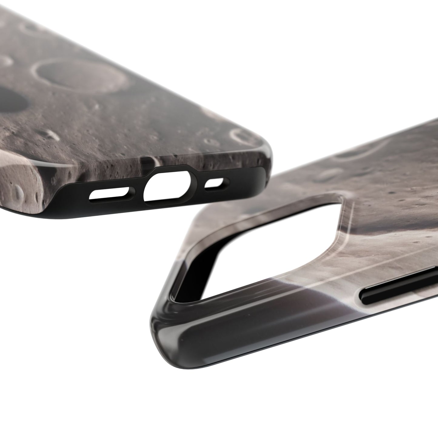 Celestial Moon Surface Tough Phone Case | Durable Space-Themed Design - for iPhone
