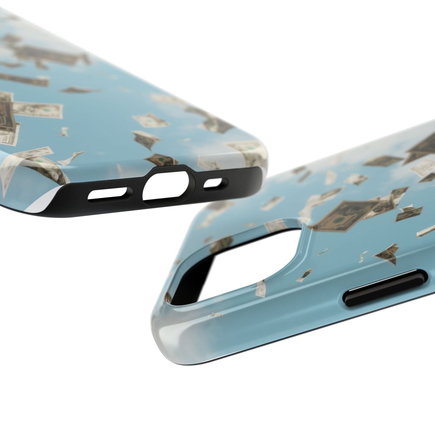 Cinematic Money Rain Phone Case | Tough & Stylish Accessory for Trendsetters, Gift for Birthdays, Graduations, and Celebrations