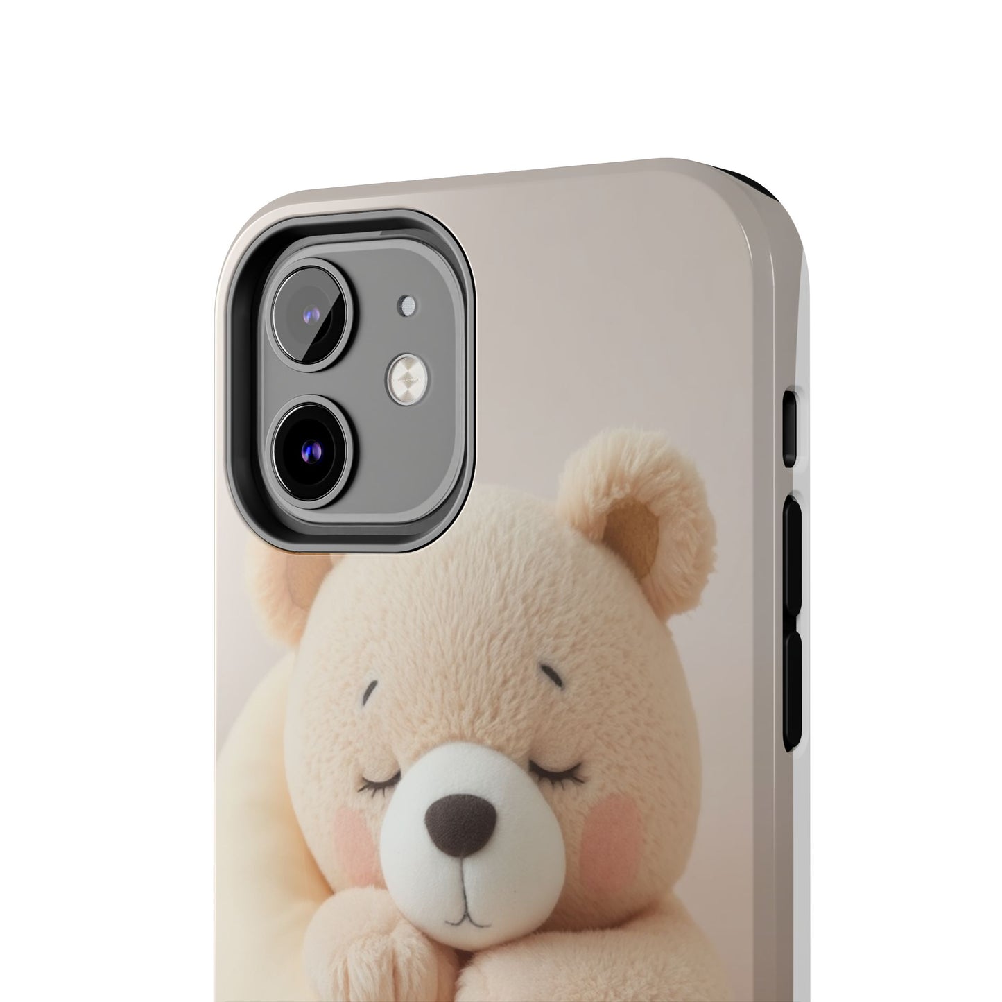 Cute Bear Tough Phone Case - Adorable Baby Animal Design for Kids & Adults