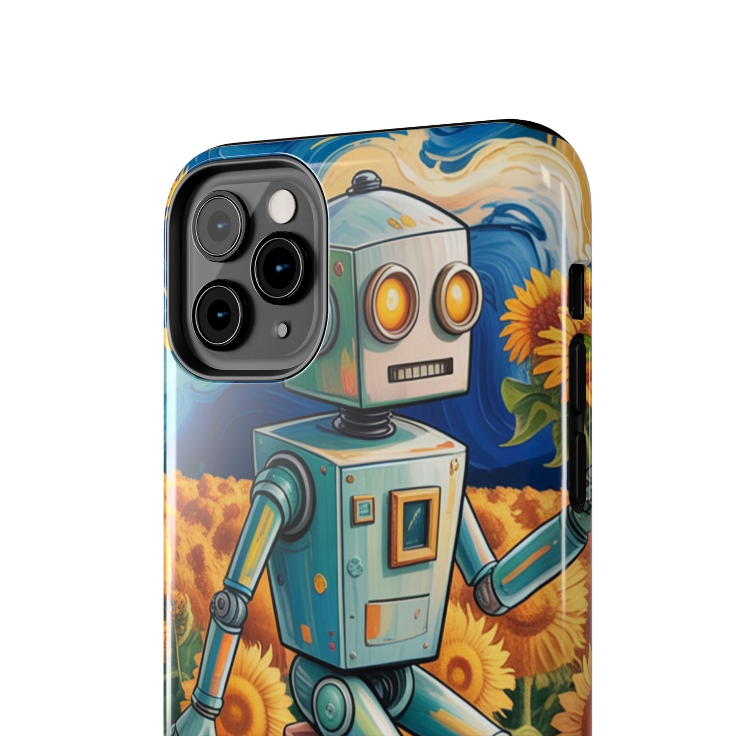 Robot Cycle Tough Phone Case - Durable & Unique Design