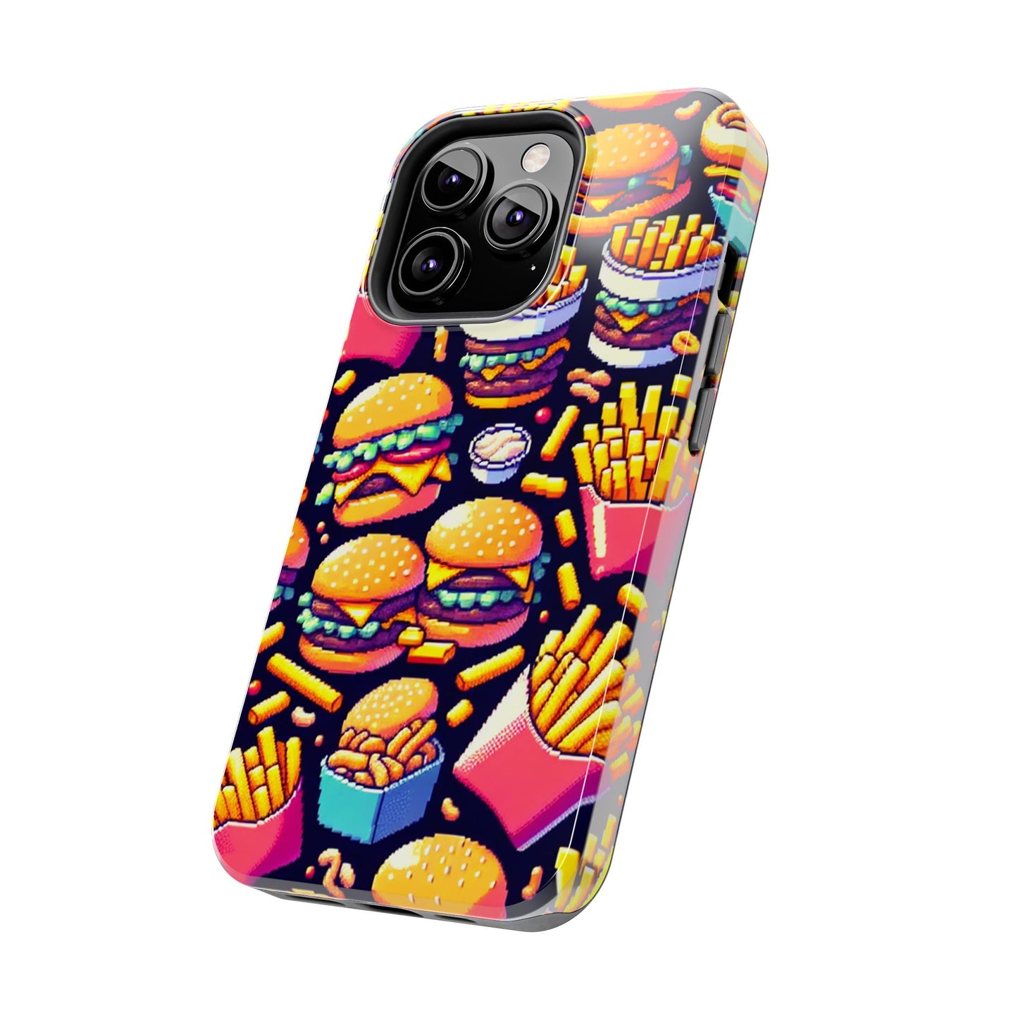 Retro Fast Food Phone Case - Tough and Durable - for iPhone
