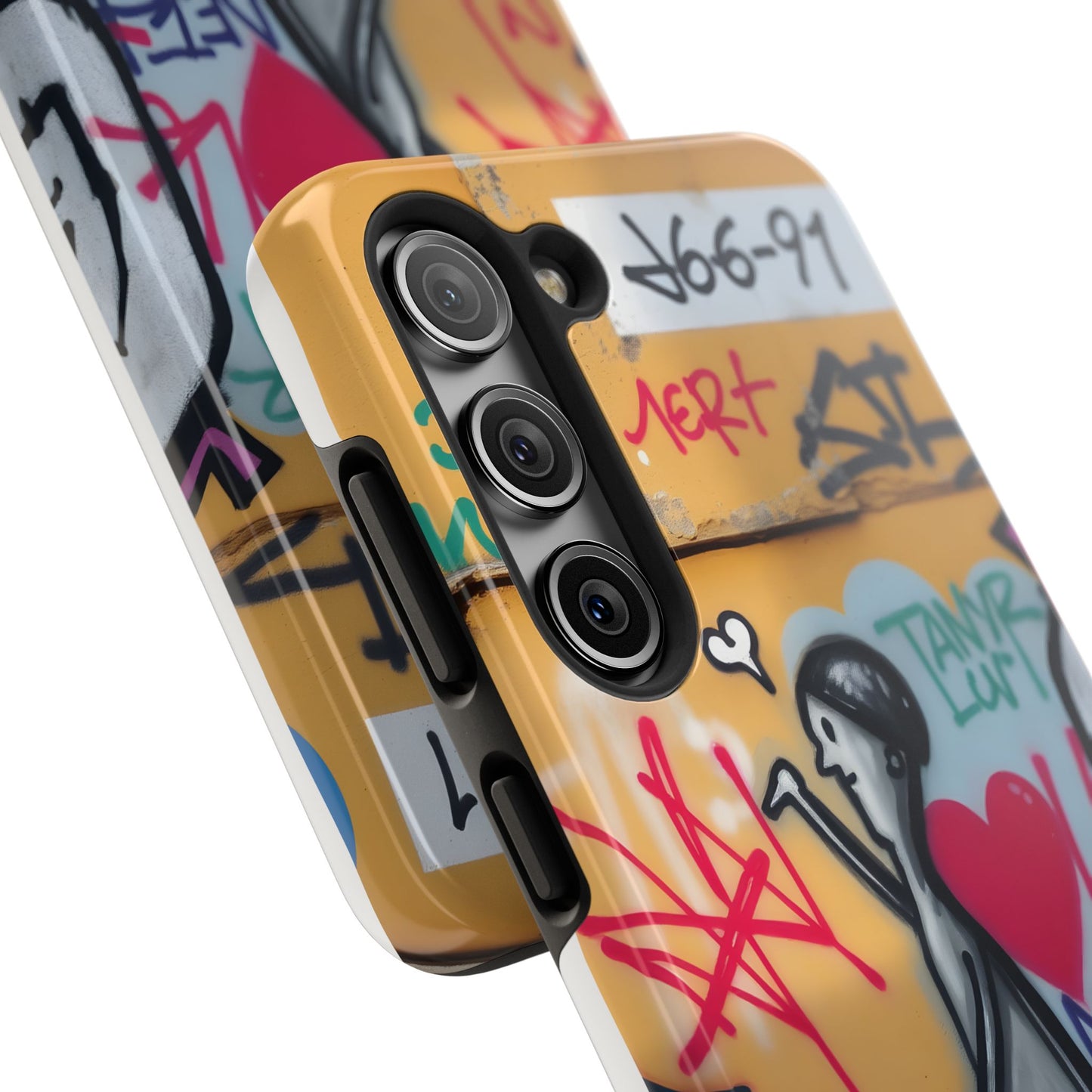 Urban Cupid Graffiti Tough Phone Case - Durable Protection with Street Art Vibe - for iPhone