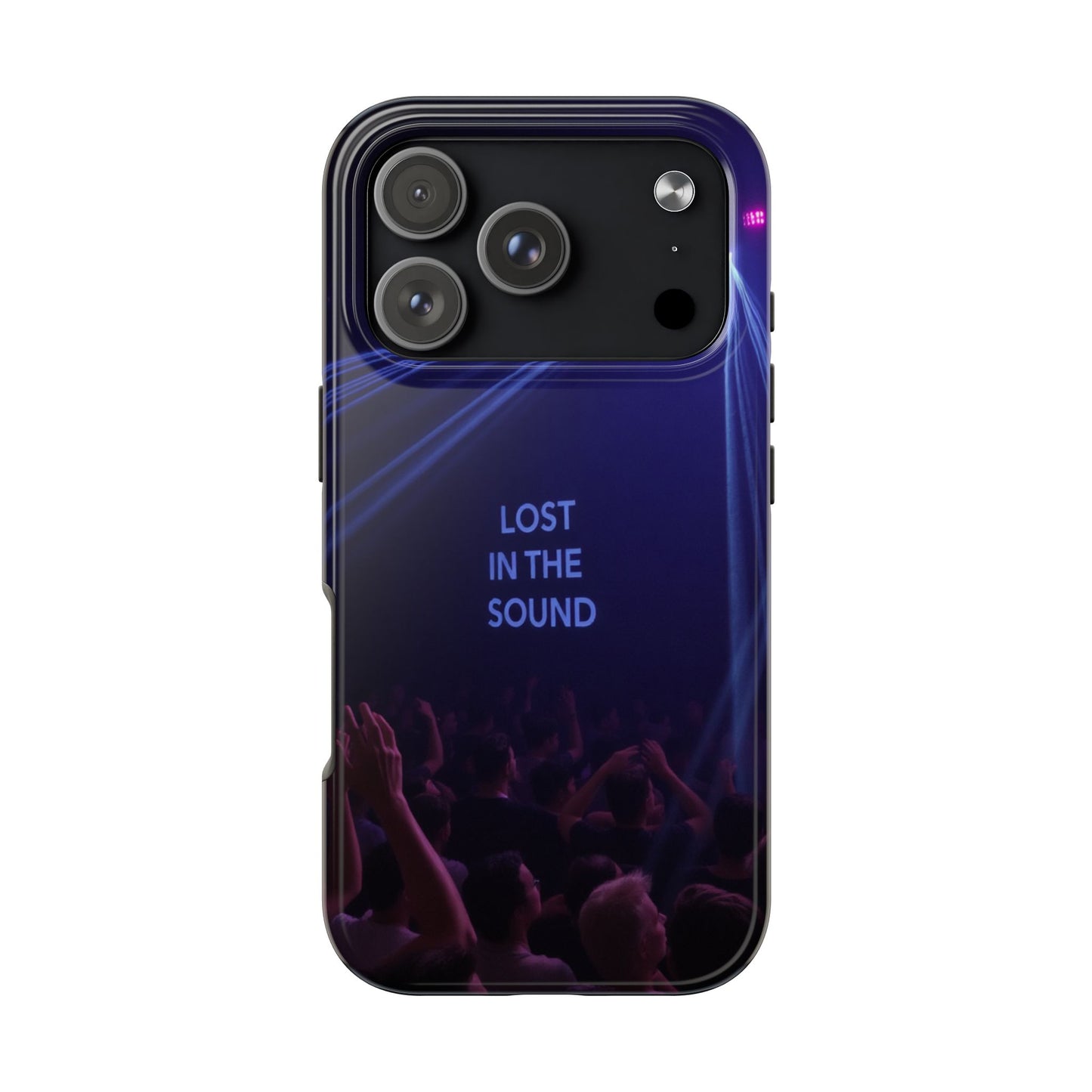 Vibrant Tough Phone Case - 'Lost in the Sound' Design for Music Lovers