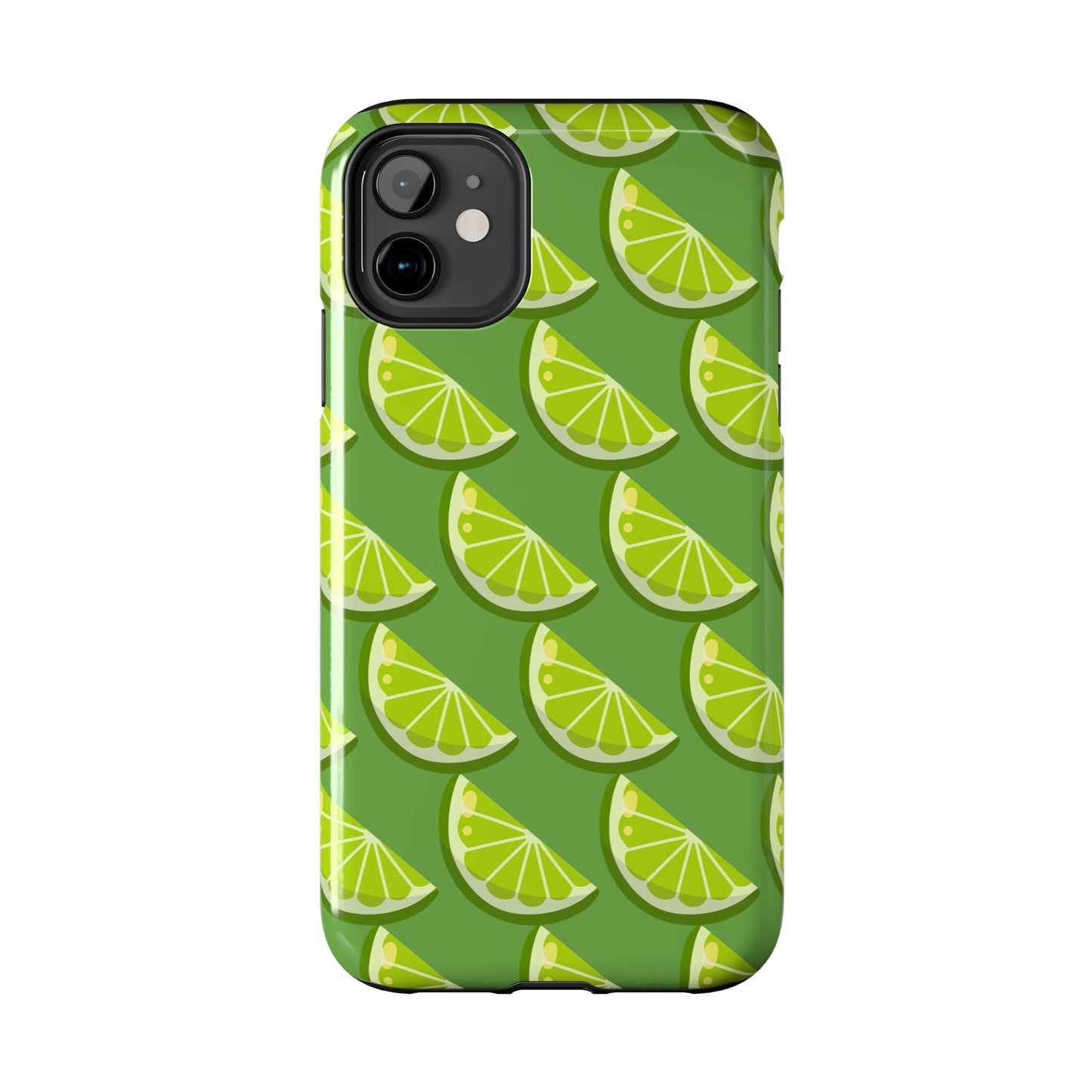 Lime Slice Tough Phone Case - Green Party - for iPhone