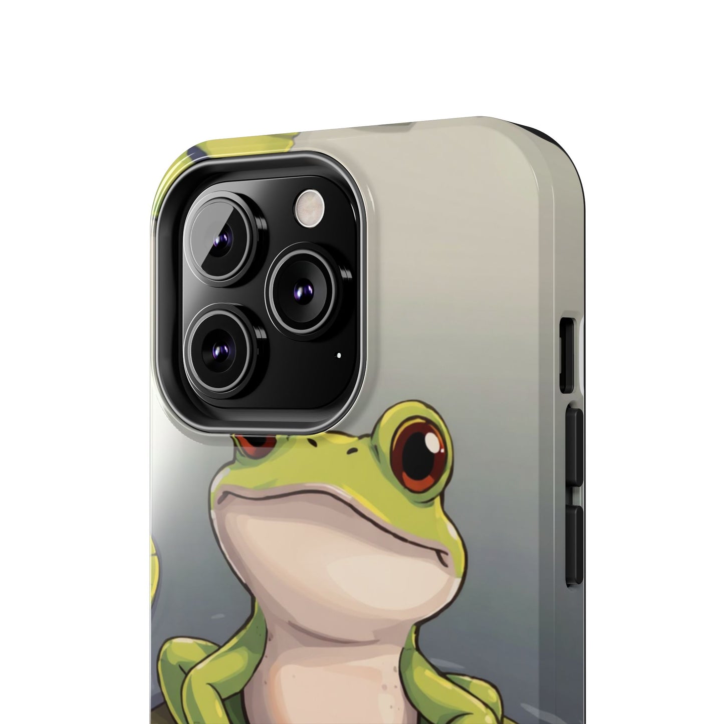 Cute Frog Tough Phone Case - Durable Protection with Nature Vibe