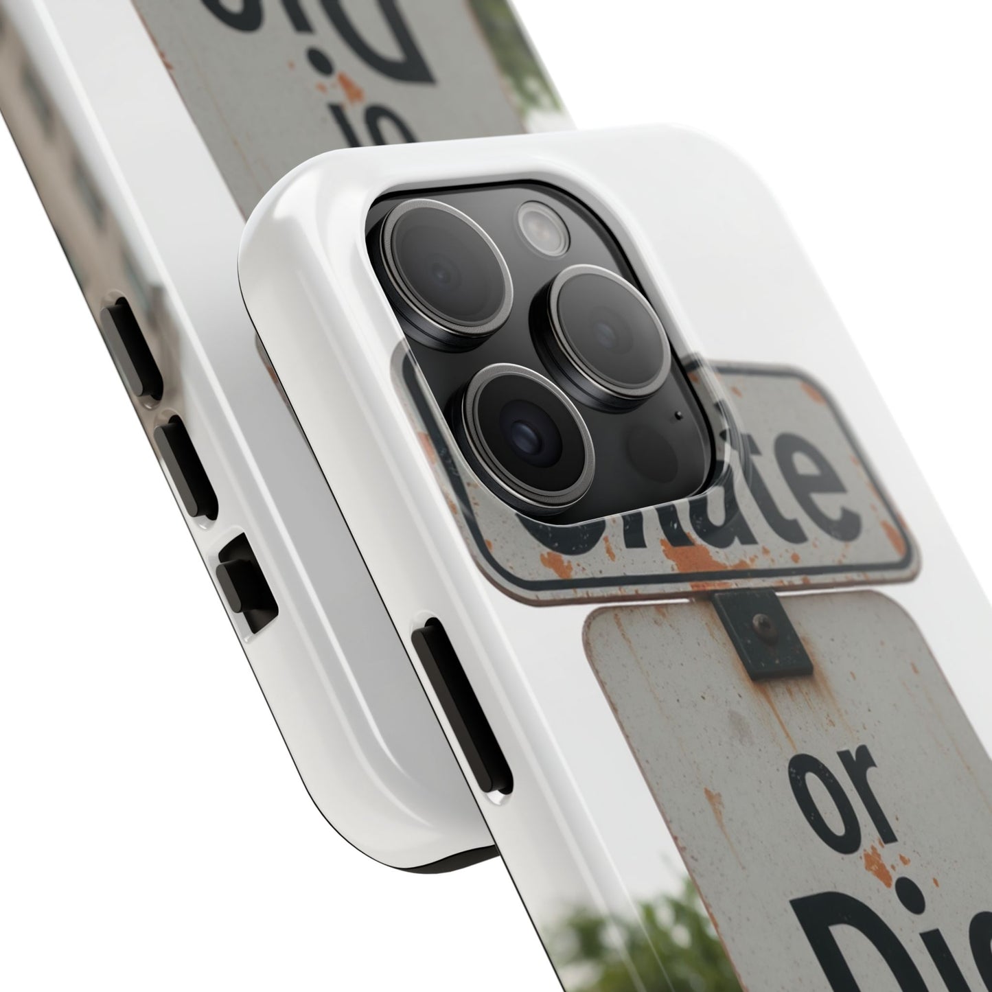 Skate or Die Tough Phone Case - Durable Protection for Skaters