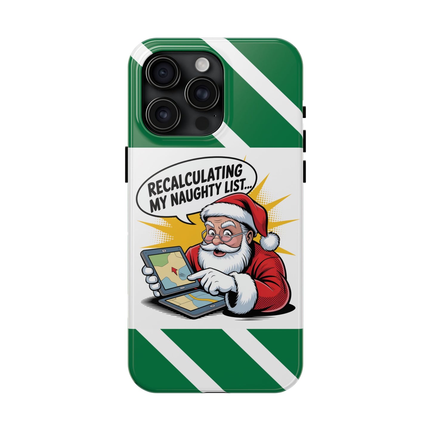 Santa Naughty List Phone Case - Tough & Fun Holiday Protection