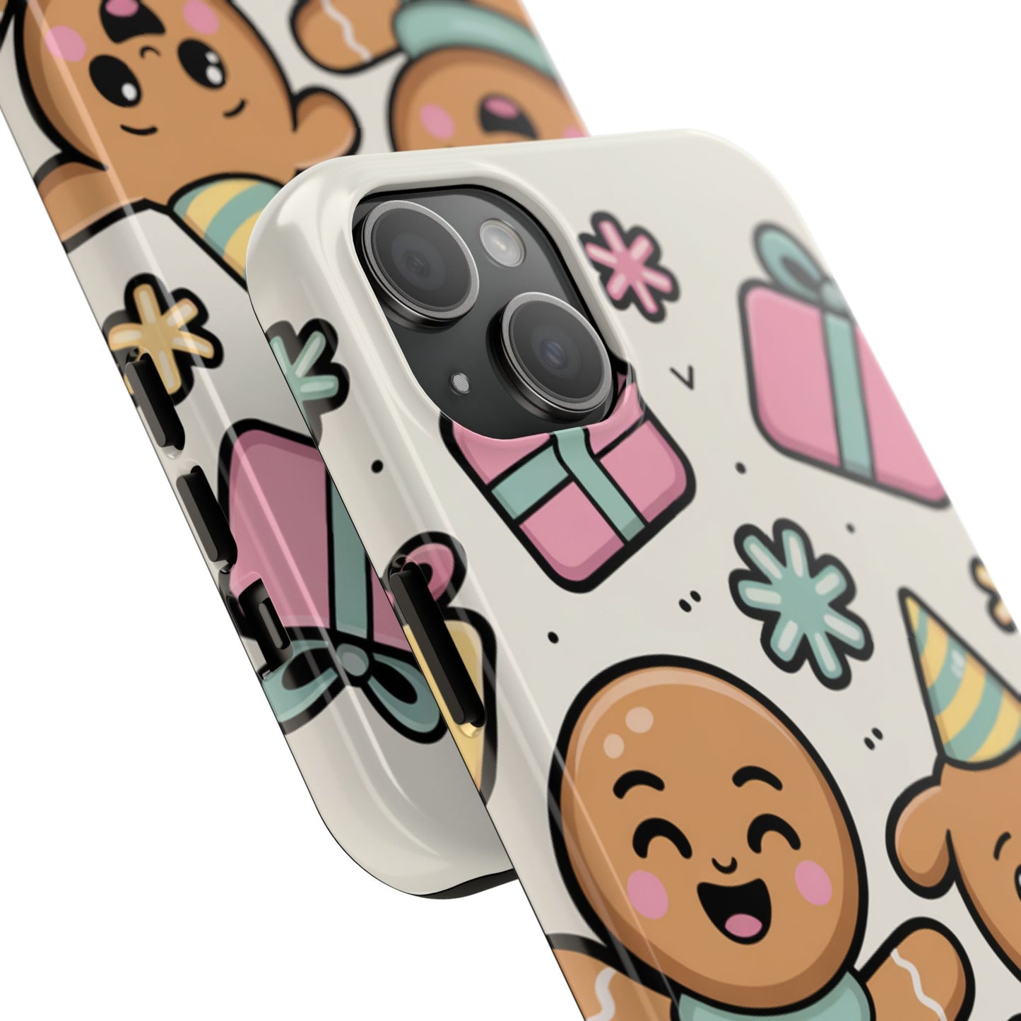 Gingerbread Family Dancing Holiday Phone Case