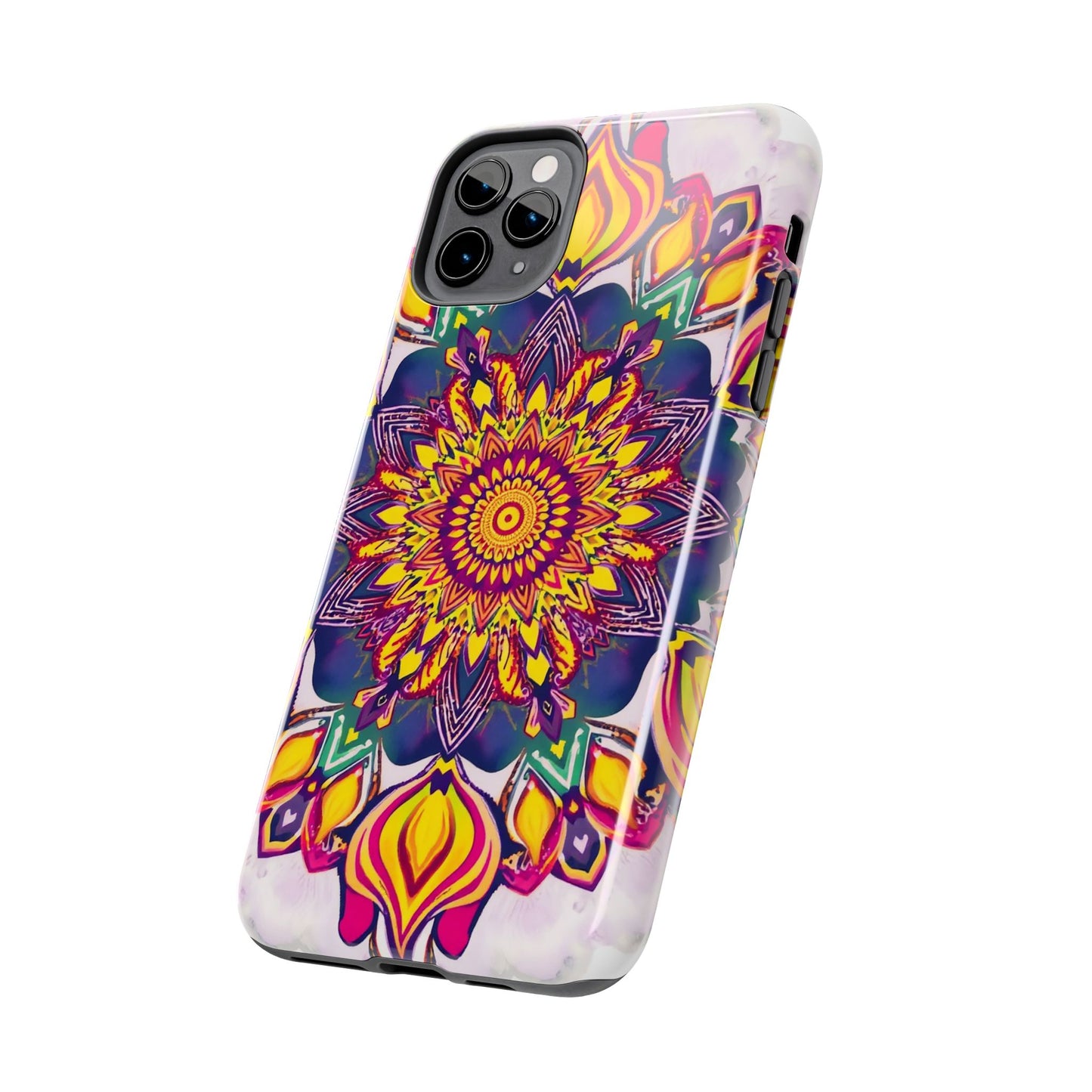 Vibrant Mandala Tough Phone Case - Boho Style Protection - for iPhone