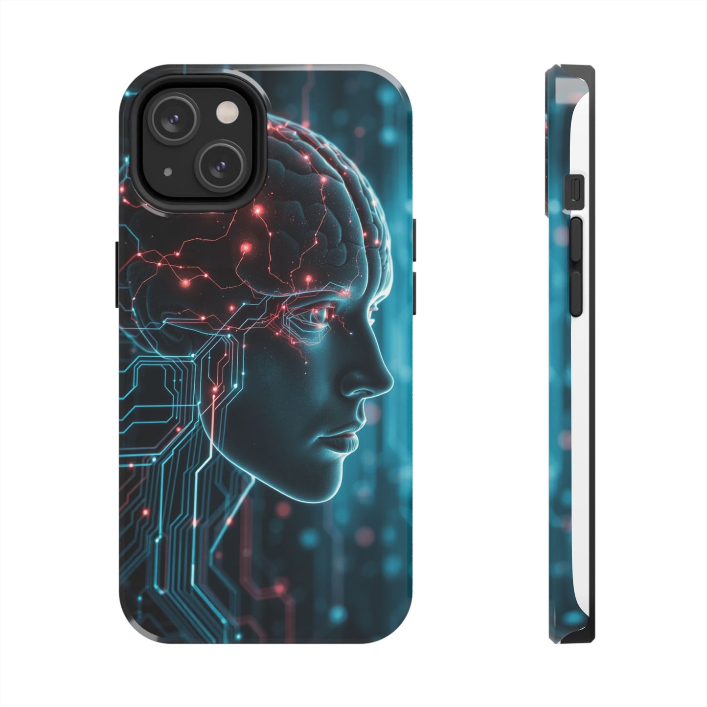 Futuristic Brain Design Tough Phone Case