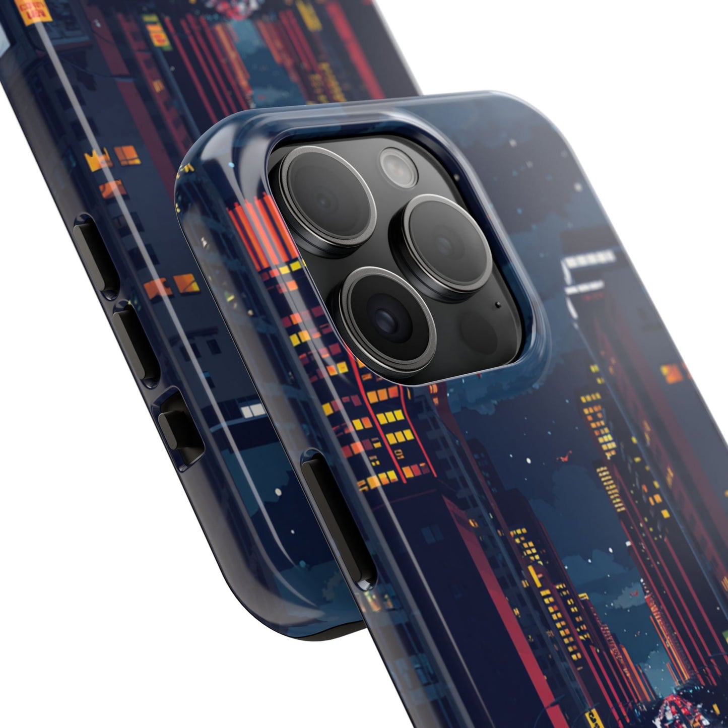 Urban Nightlife Tough Phone Case - Durable & Stylish Protection