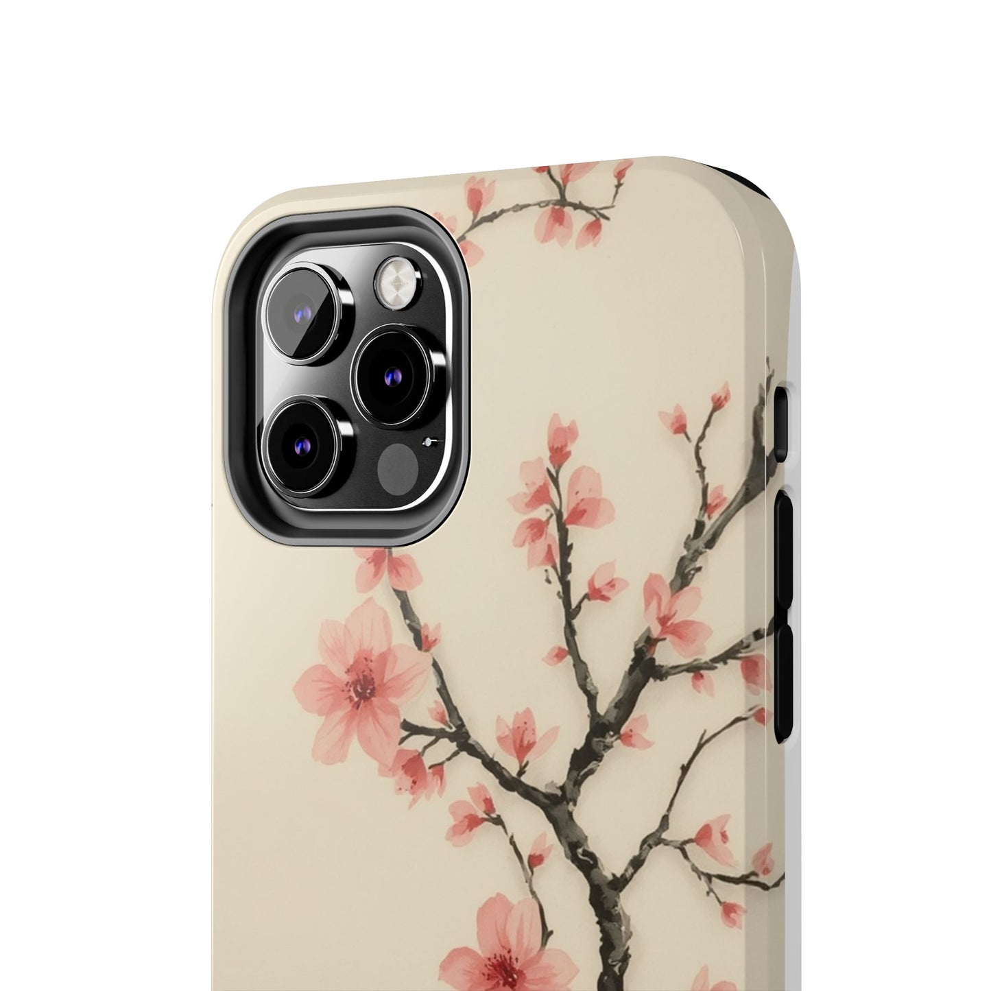 Cherry Blossom Tough Phone Case - Stylish Protection for Nature Lovers