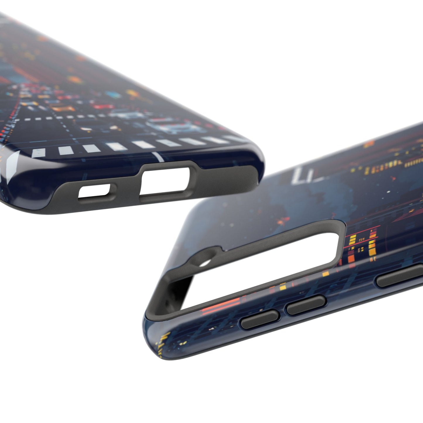 Urban Nightlife Tough Phone Case - Durable & Stylish Protection