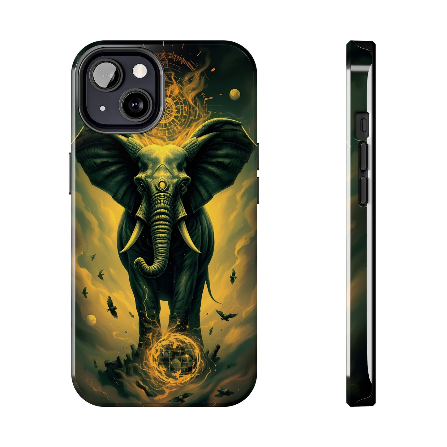 Majestic Elephant Clouds Tough Phone Case - Durable Protection with Bold Design - for iPhone