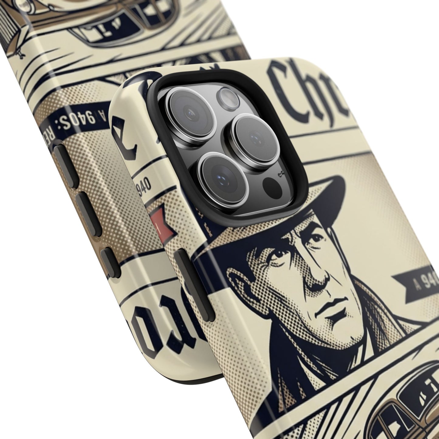 Old Newspaper Tough Phone Case