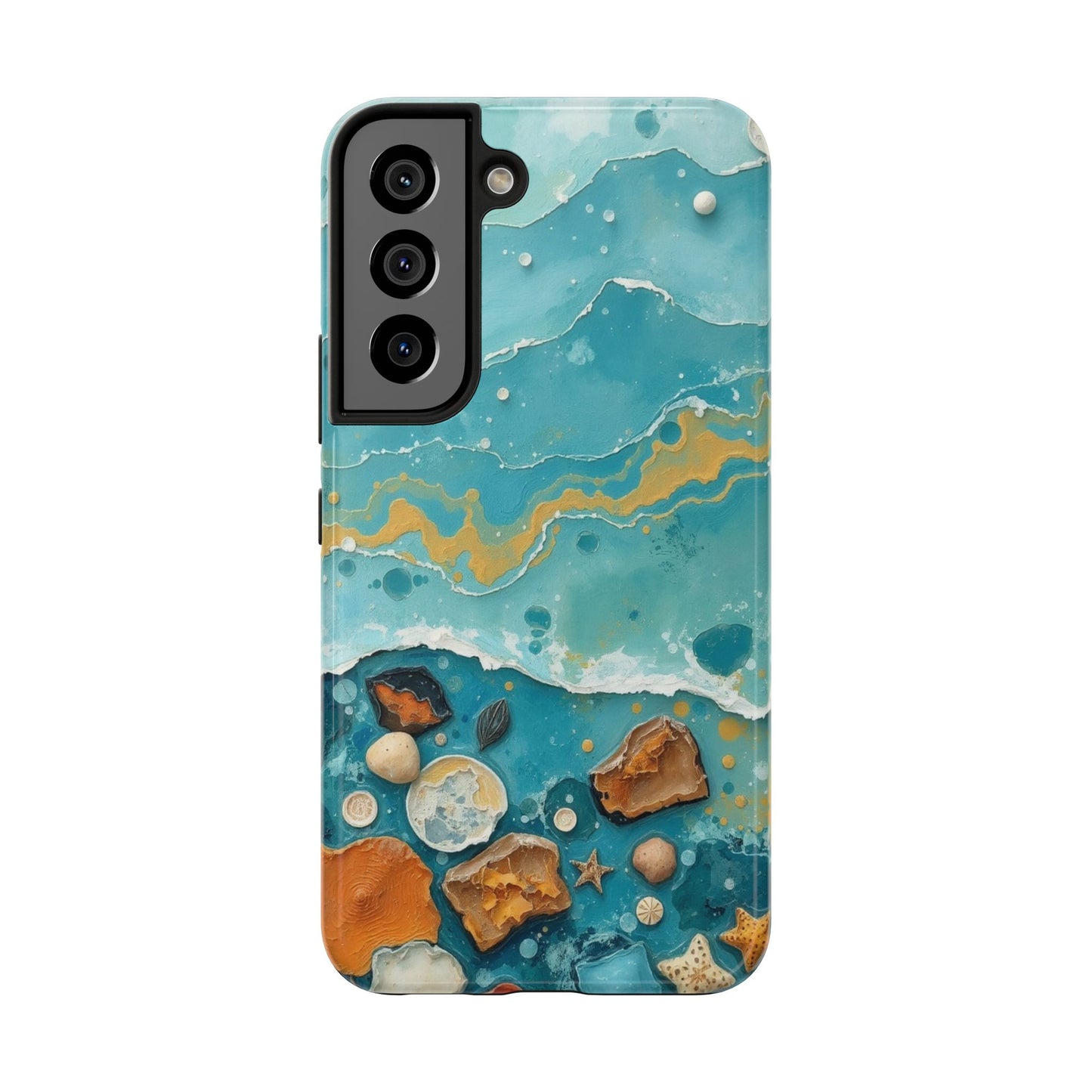 Ocean-Inspired Tough Phone Cases - Coastal Beach Vibe, Easy Accessory for Beach Lovers