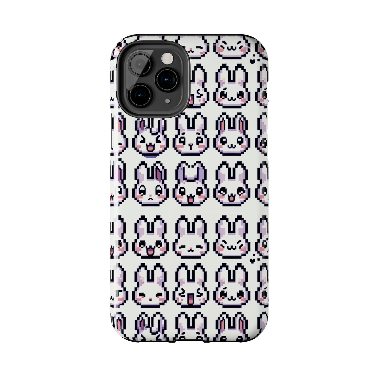 Cute Pixel Bunny Tough Phone Case - Stylish & Protective Cover for iPhone