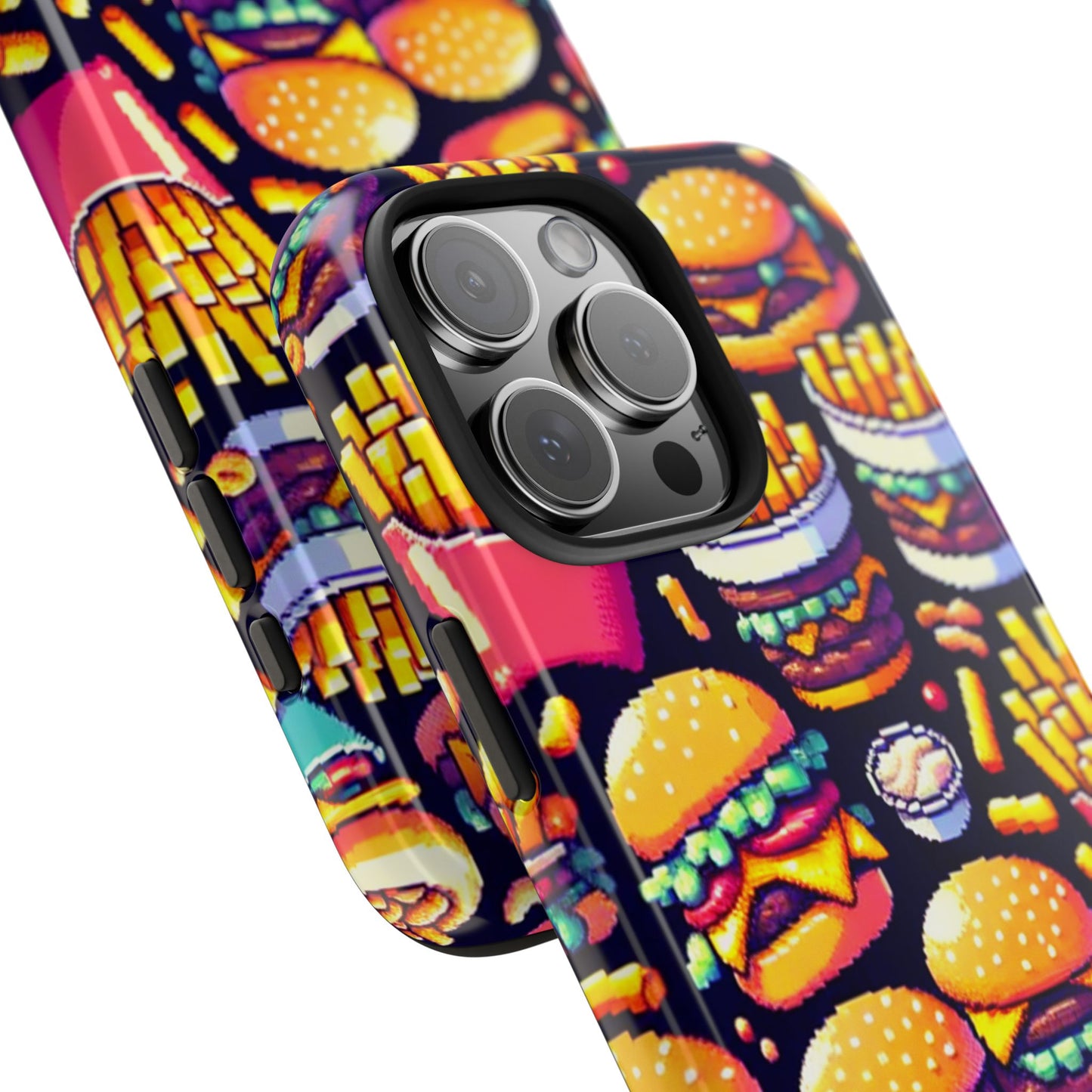 Retro Fast Food Phone Case - Tough and Durable - for iPhone