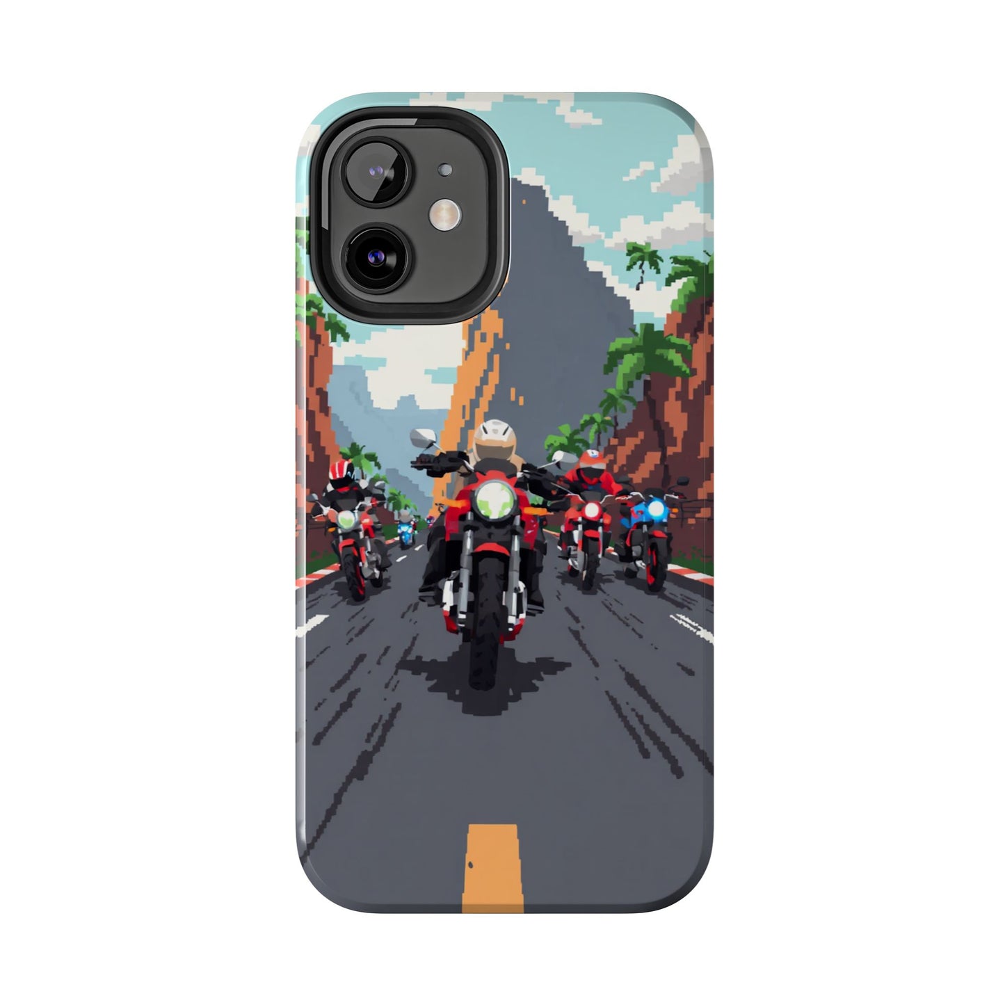 Retro Biker Tough Phone Case - Perfect for Motorcycle Lovers