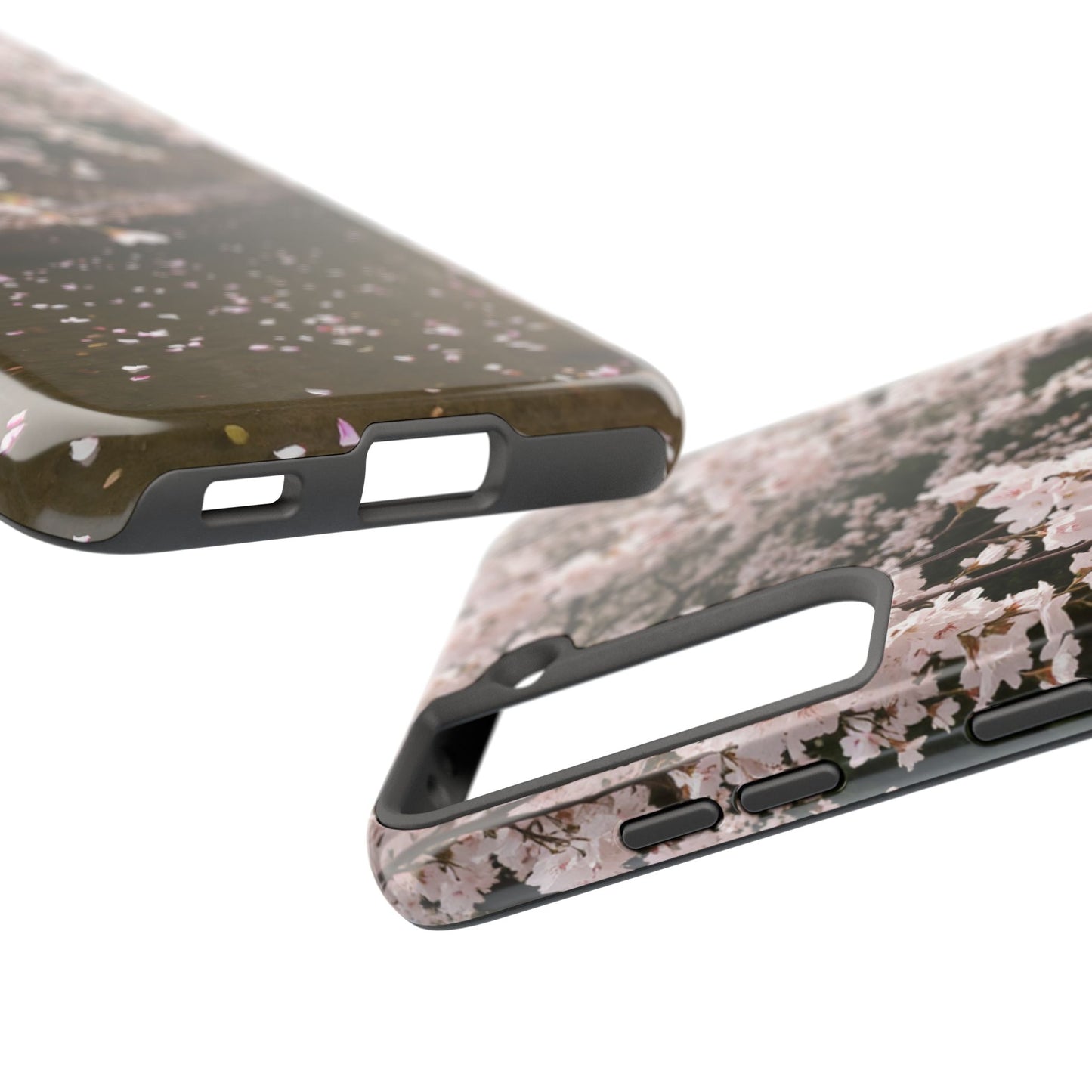 Cherry Blossom Tough Phone Cases - Durable Protection with Floral Serenity