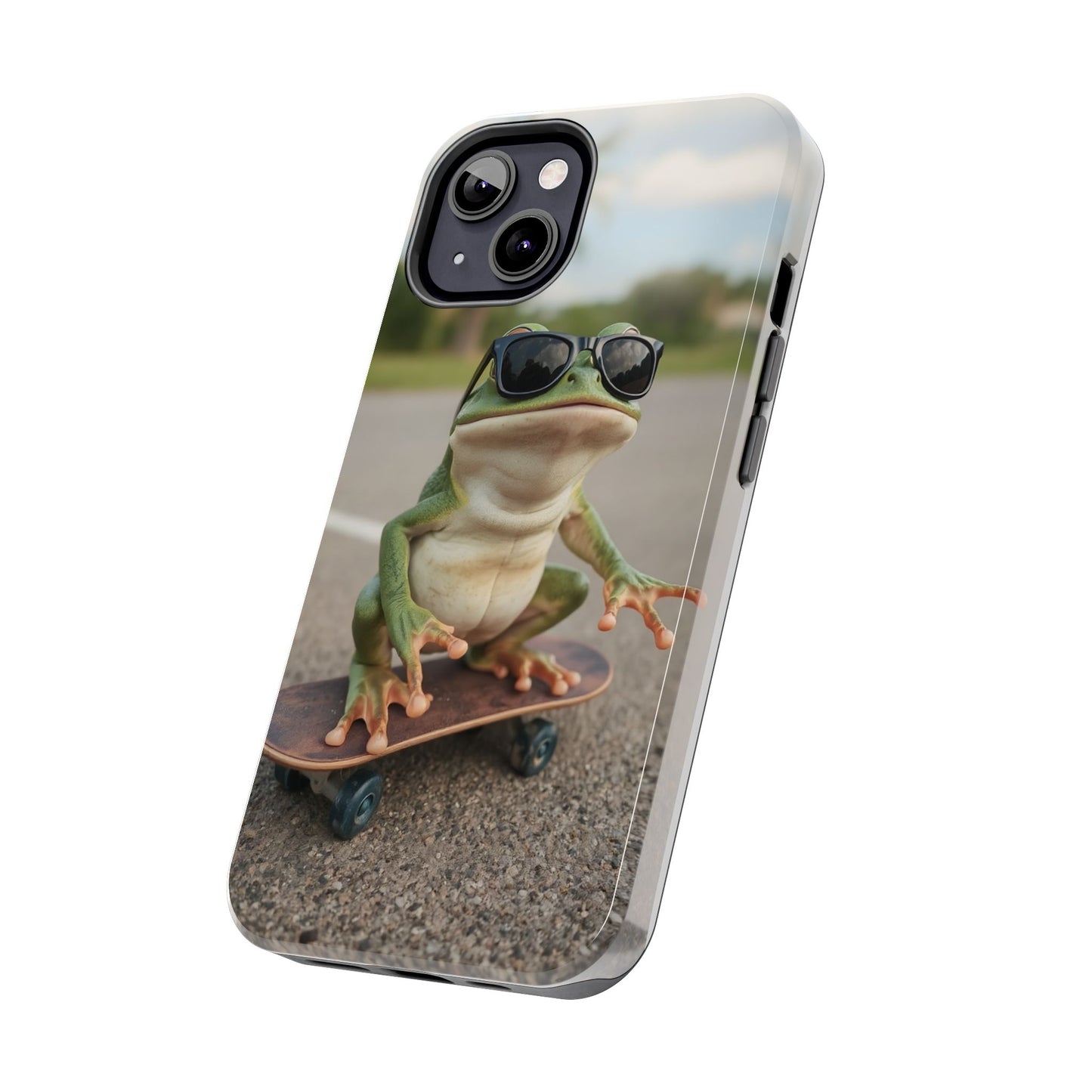 Cool Frog Skateboard Phone Case - Tough and Stylish Protection
