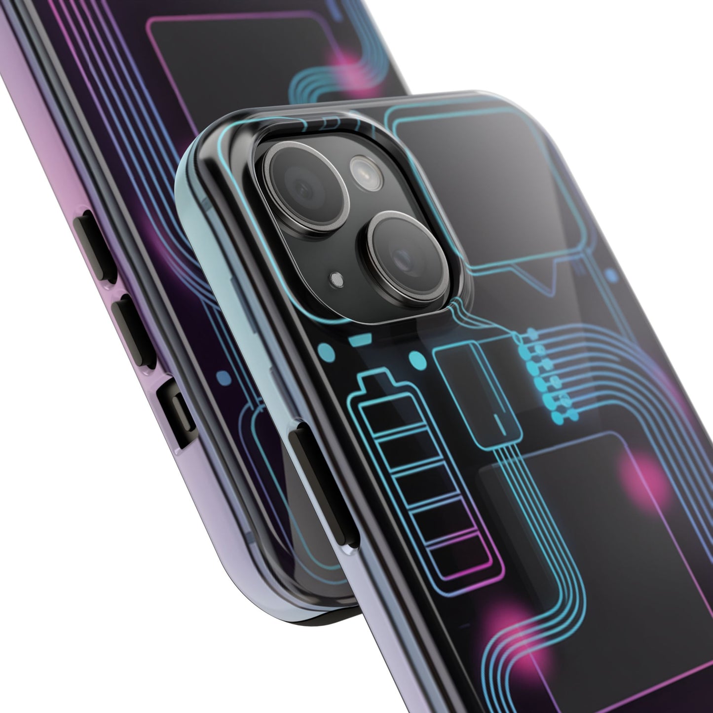 Cyberpunk Circuits Tough Phone Case