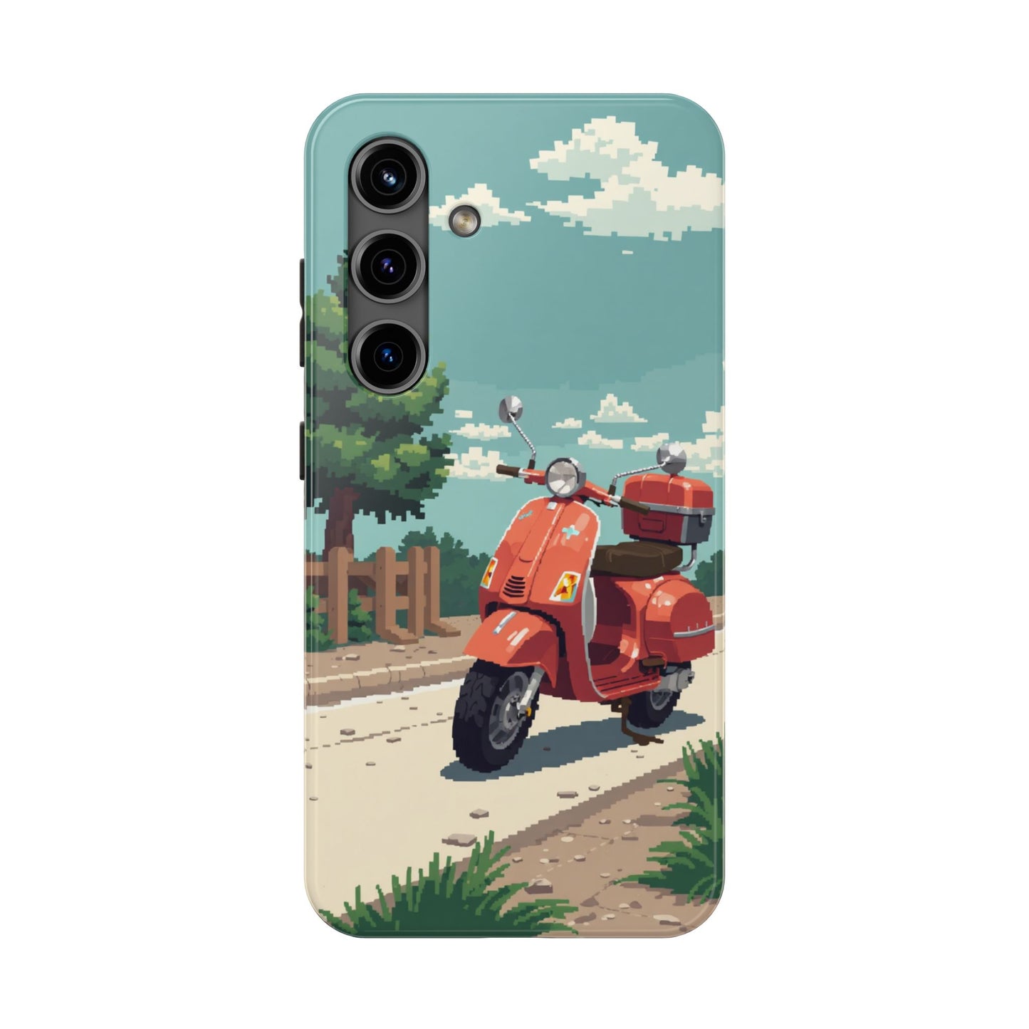 Retro Scooter Phone Case - Tough & Stylish Protection