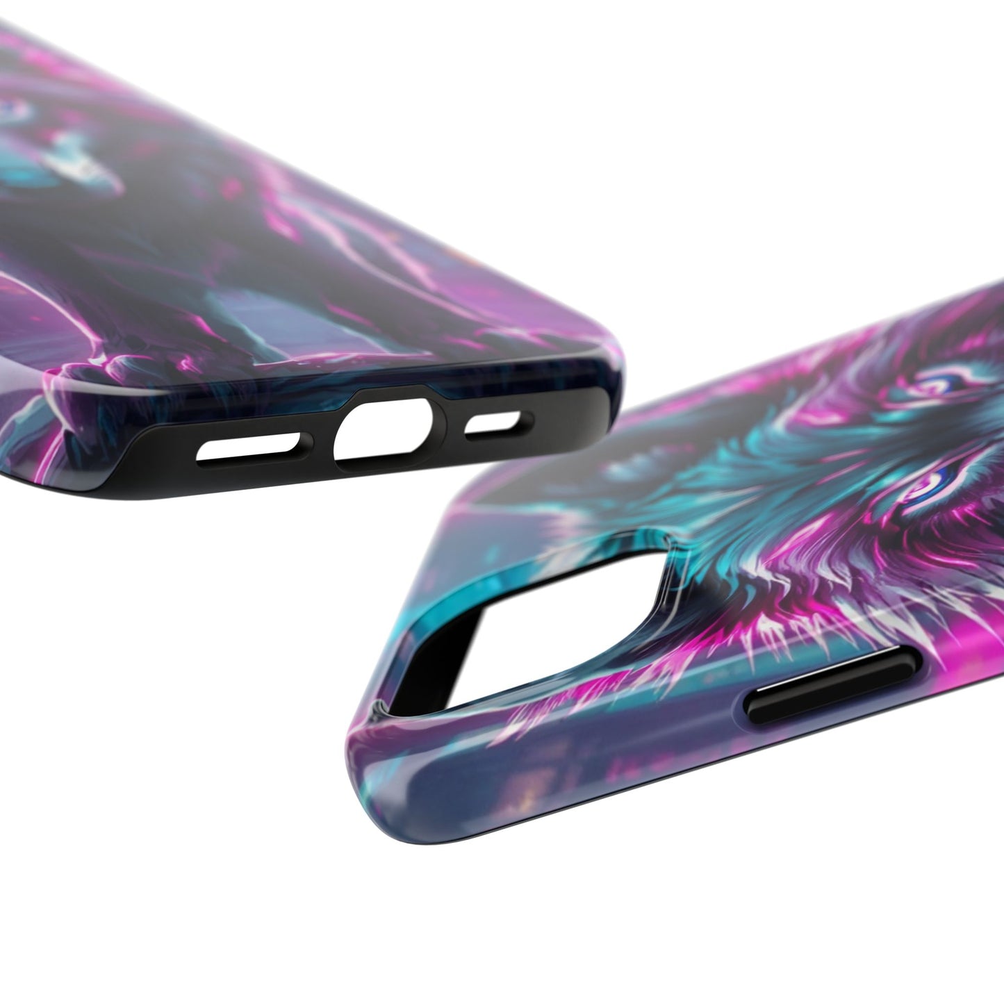 Fierce Wolf Phone Case - Tough & Vibrant Design for Animal Lovers