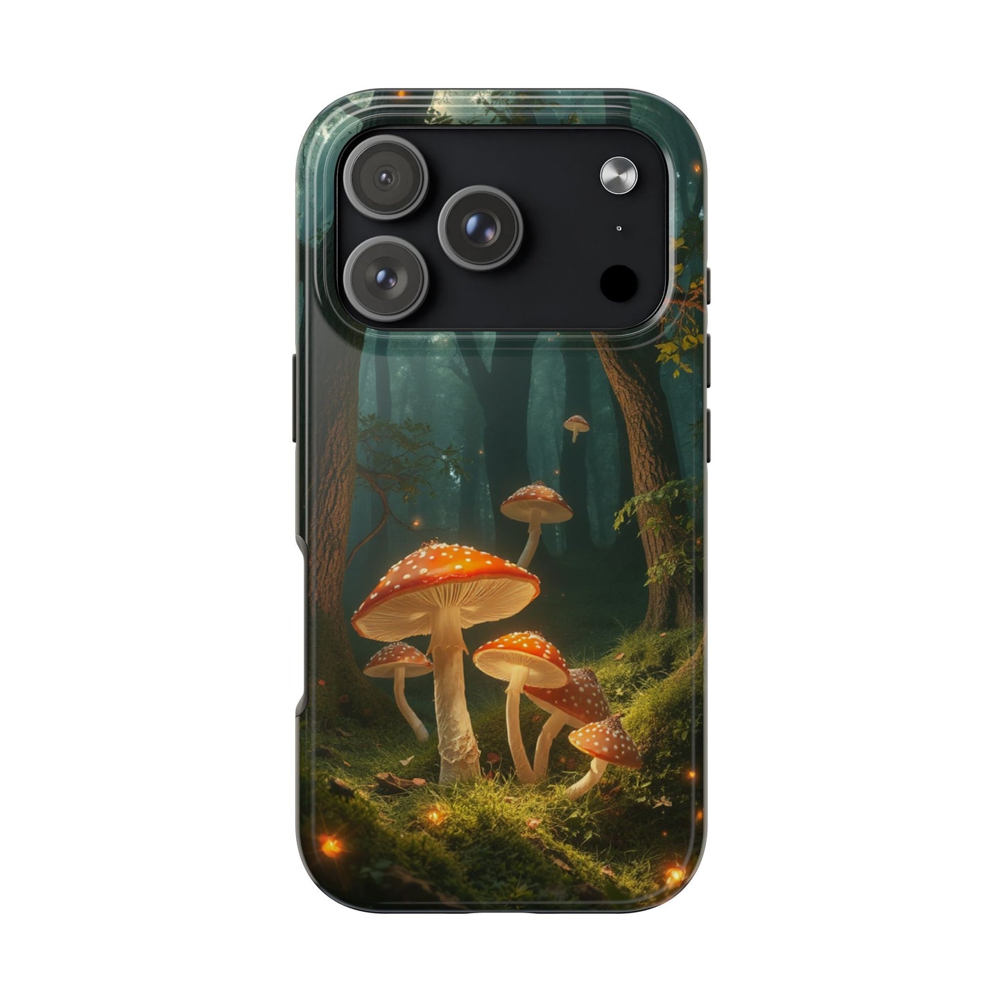 Whimsical Mushroom Tough Phone Case - Forest Fantasy Design