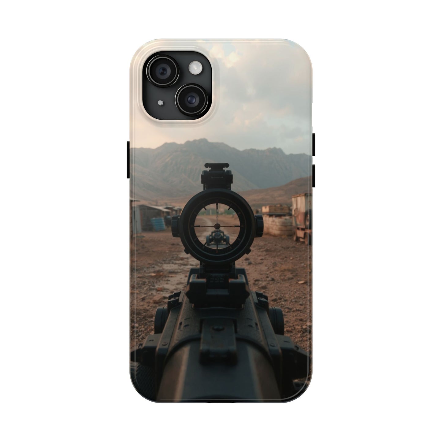 Tough Phone Case - Military Inspired Design with Sniper Scope