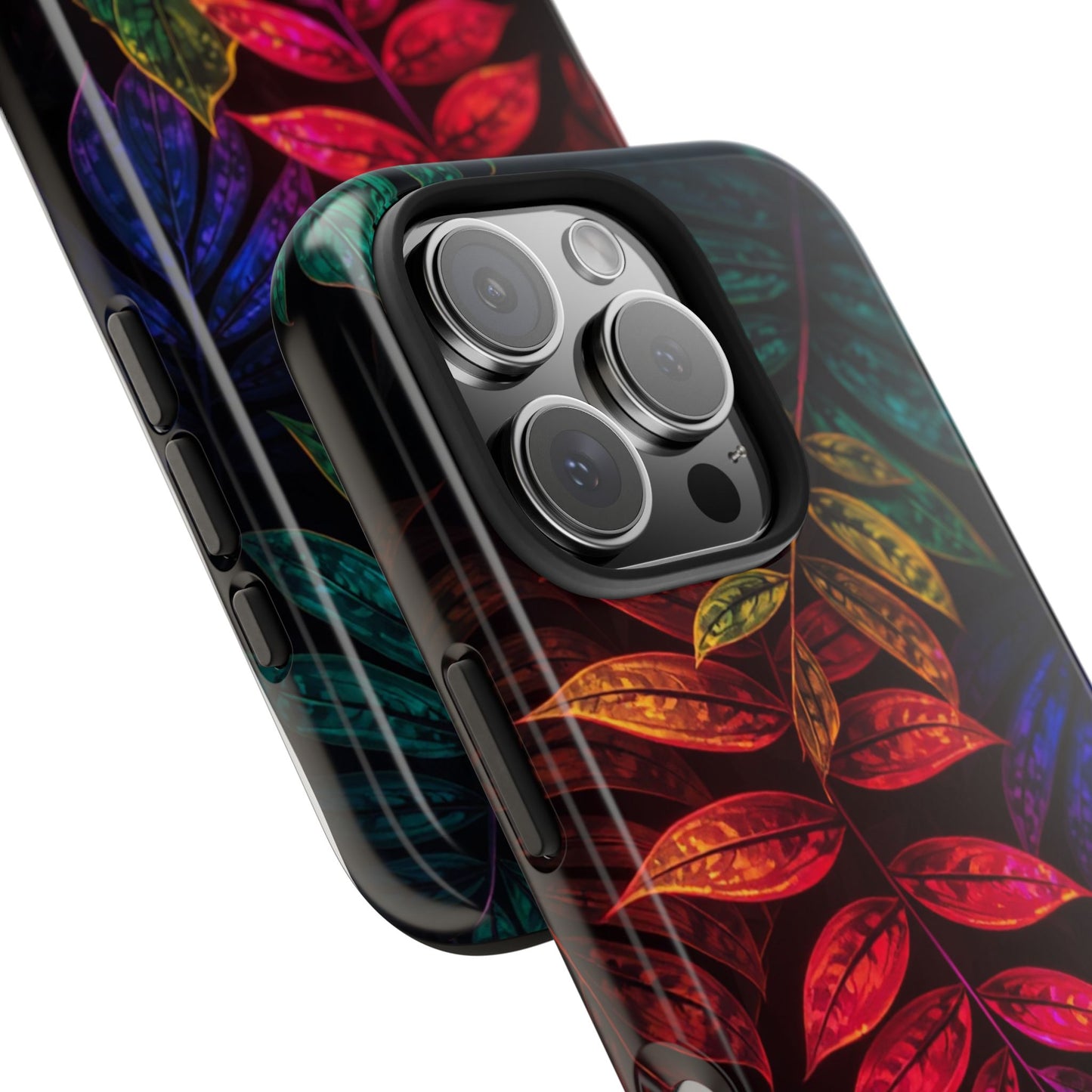 Vibrant Tropical Leaf Tough Phone Case