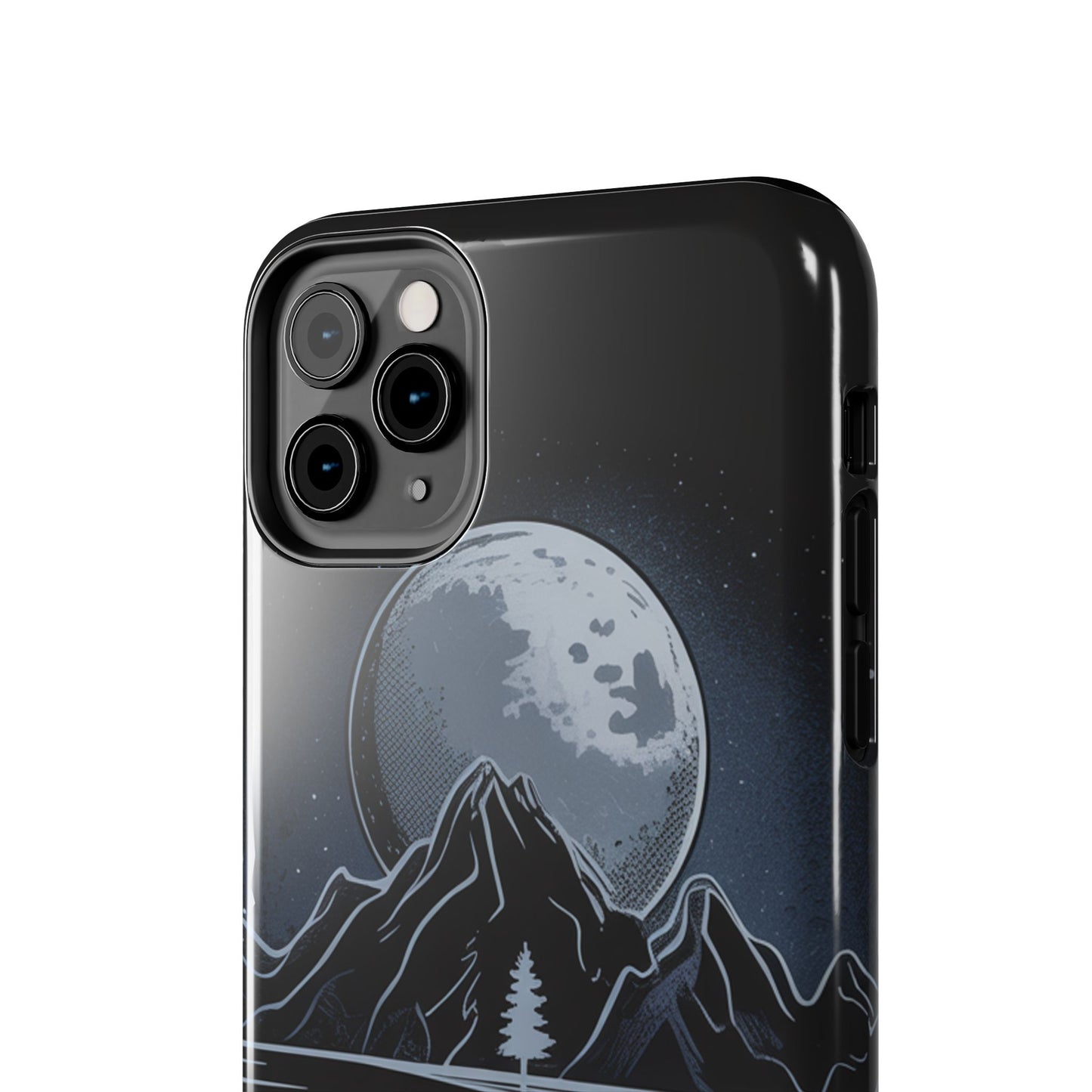 Moonlit Mountain Tough Phone Case Dark Fantasy