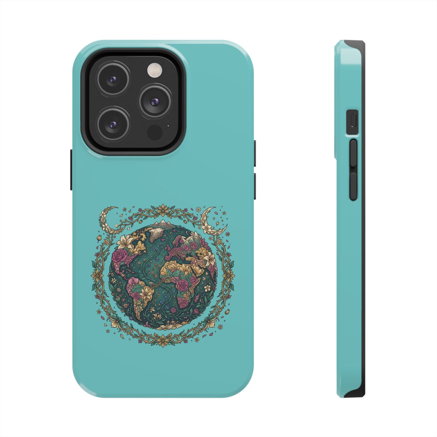 Mystical Floral Planet Phone Case — Tough Protective Phone Case
