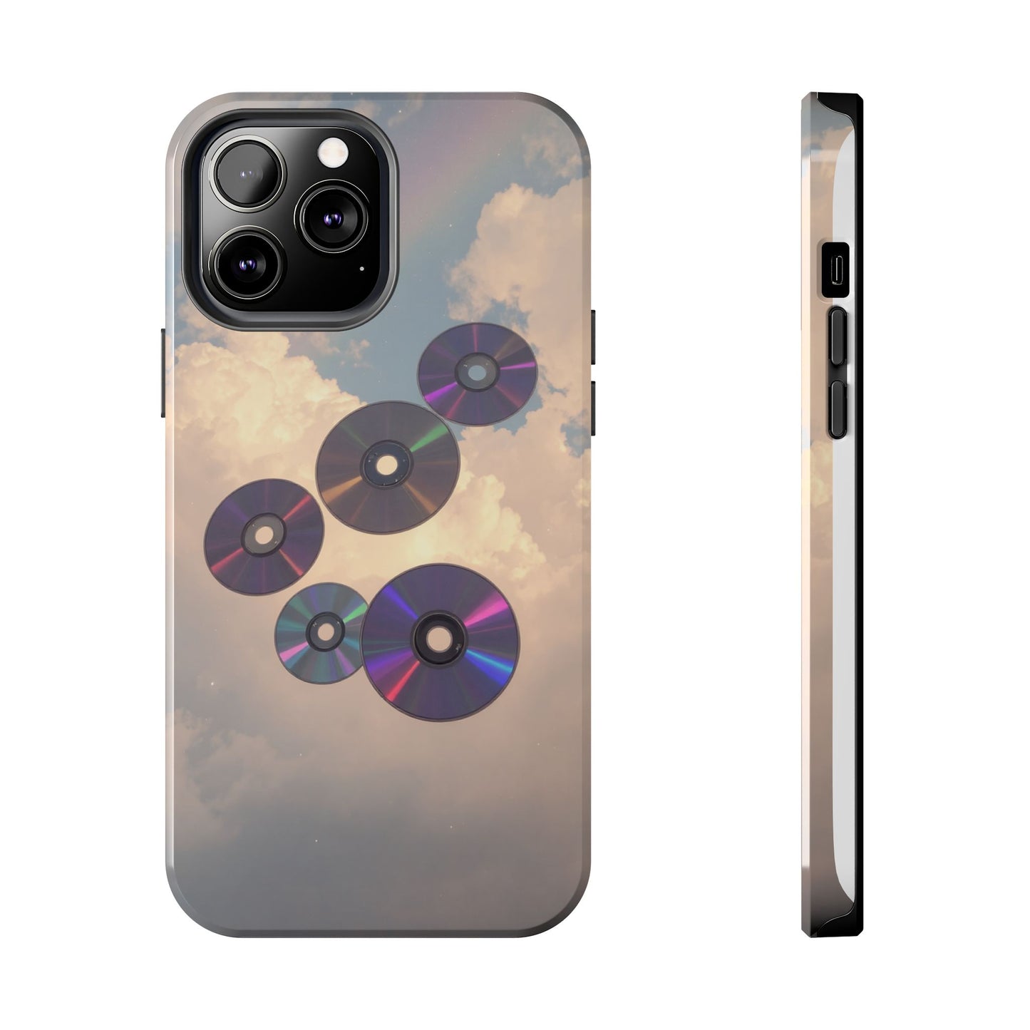 Vibrant Cloud CD Tough Phone Case - Durable and Stylish