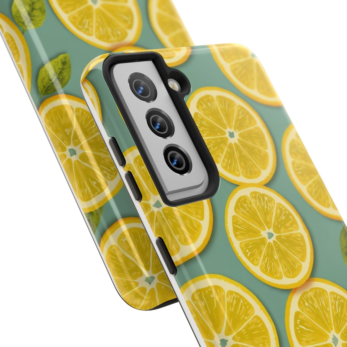 Tough Lemon Pattern Phone Case - Vibrant Citrus Design for Summer Vibes - for iPhone