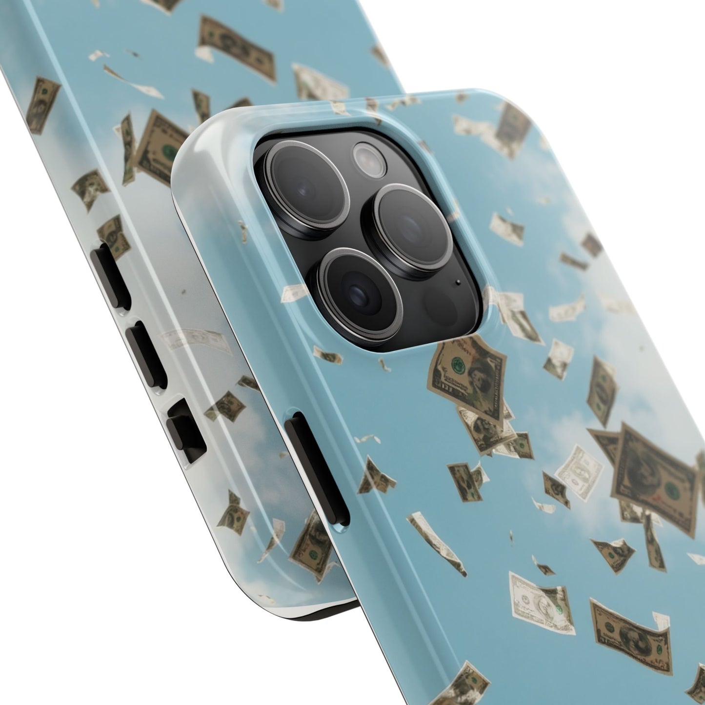 Cinematic Money Rain Phone Case | Tough & Stylish Accessory for Trendsetters, Gift for Birthdays, Graduations, and Celebrations