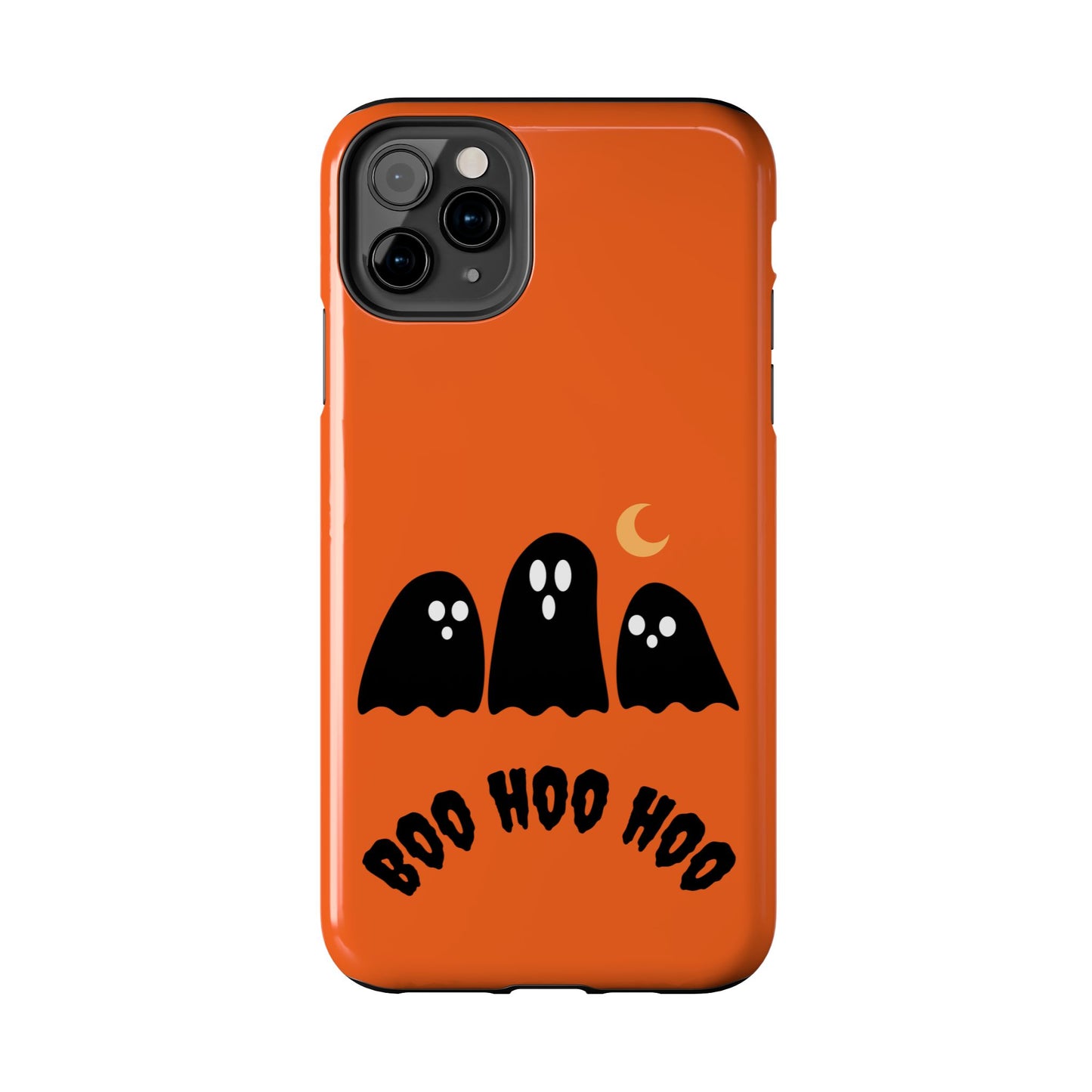 Halloween Ghost Phone Case - Boo Hoo Hoo Design - for iPhone