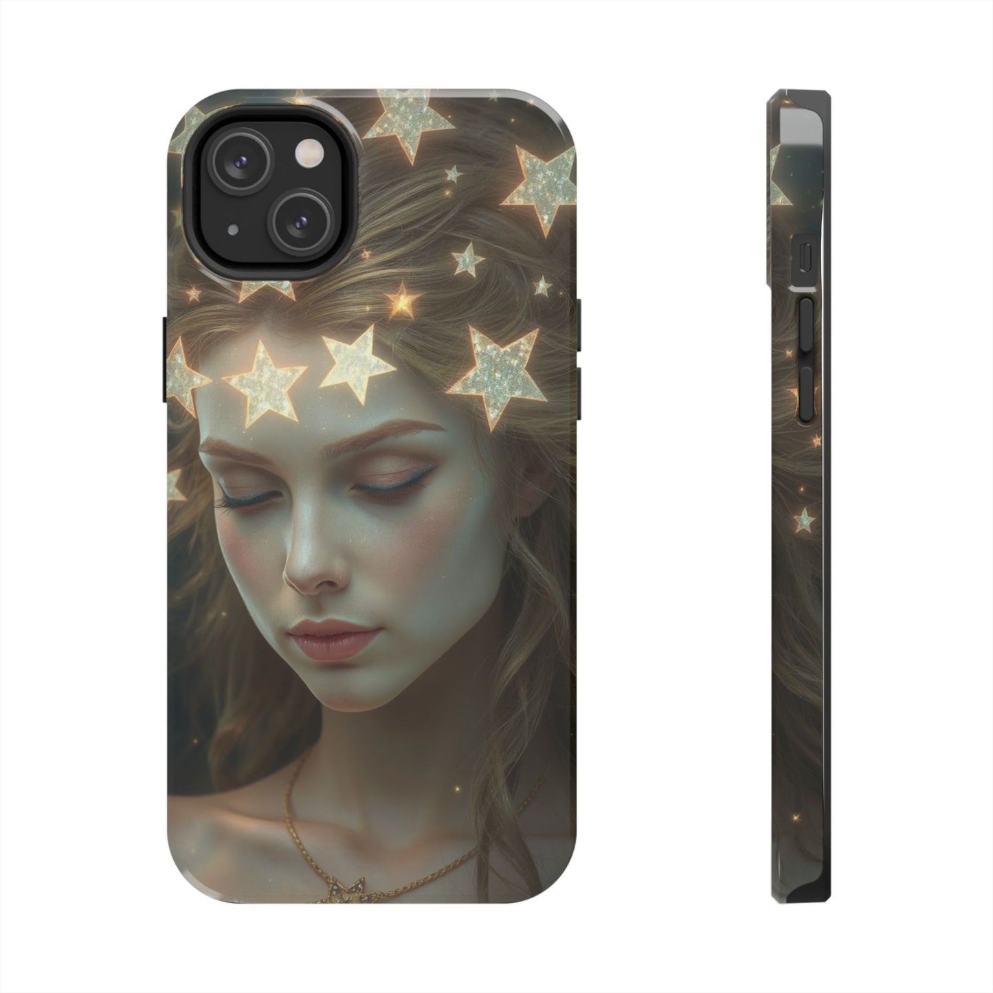 Celestial Dream Tough Phone Case - Artistic Starry Design for Style Enthusiasts