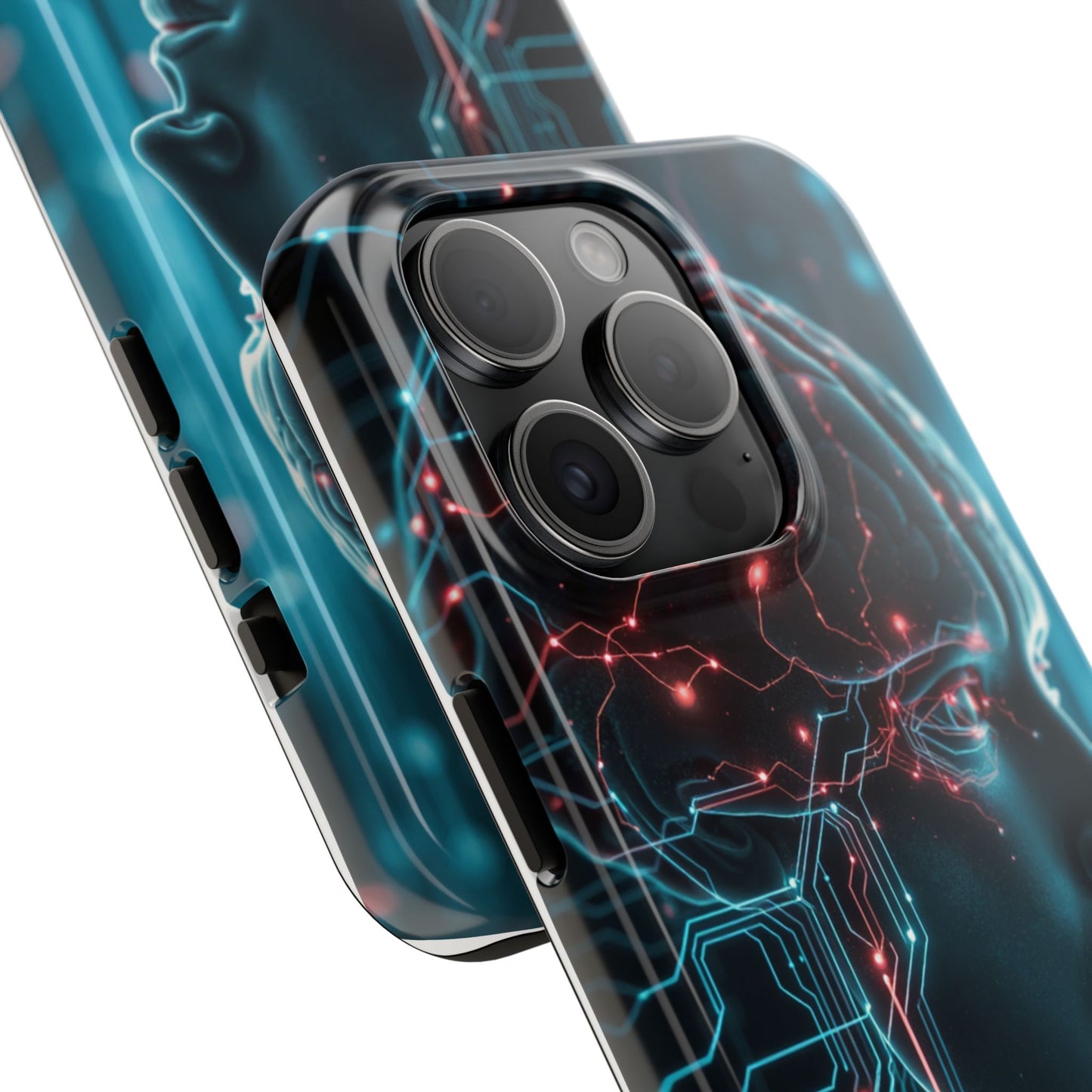 Futuristic Brain Design Tough Phone Case