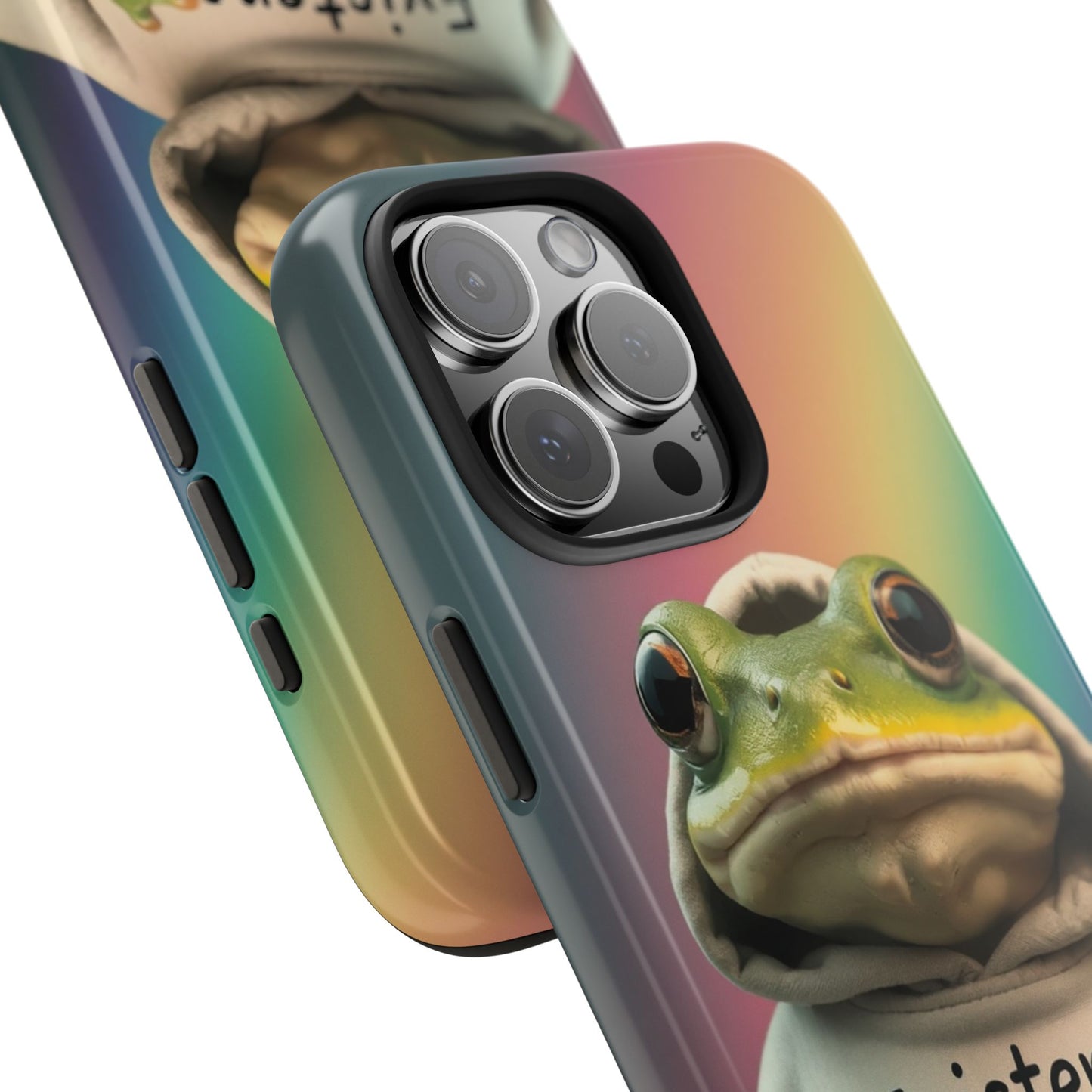 Existence is Pain Frog Phone Case - Tough & Stylish