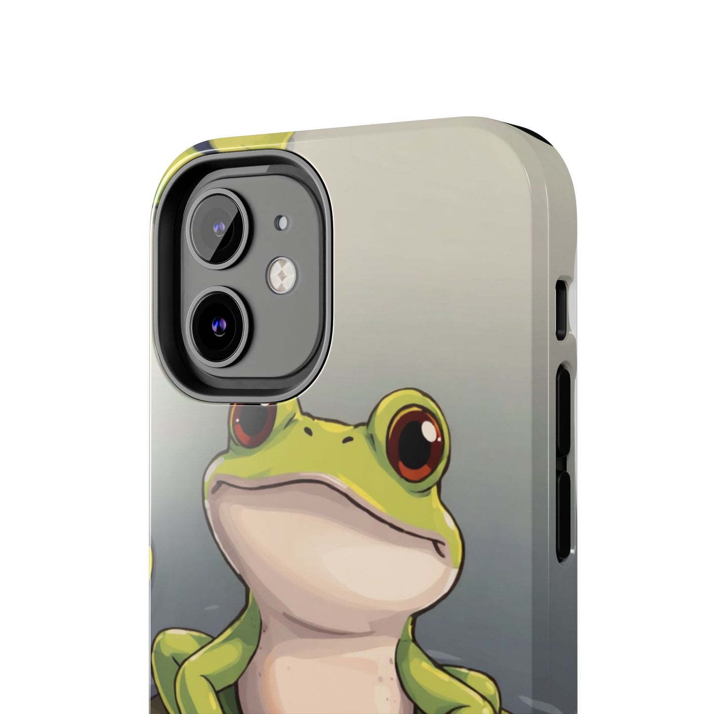 Cute Frog Tough Phone Case - Durable Protection with Nature Vibe