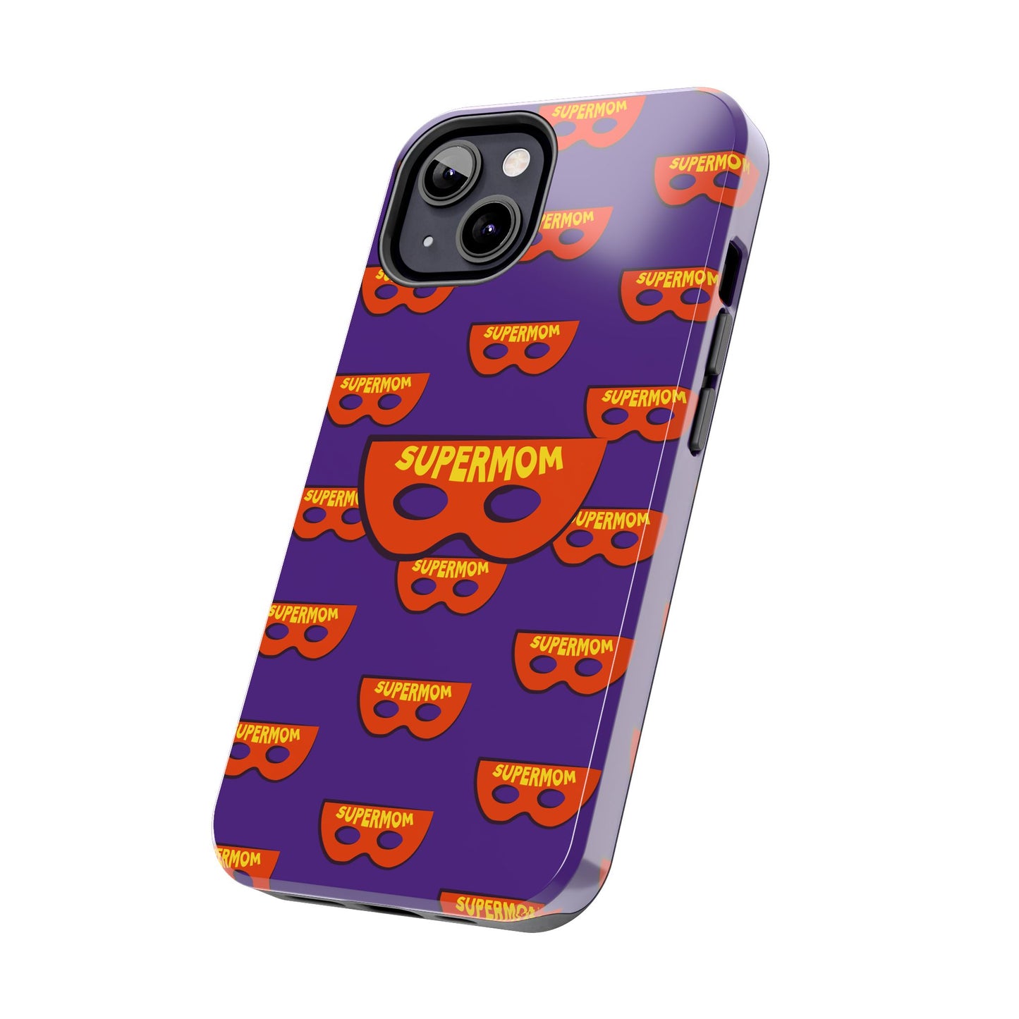 Supermom Tough Phone Case - Durable Protection with Fun Design - for iPhone