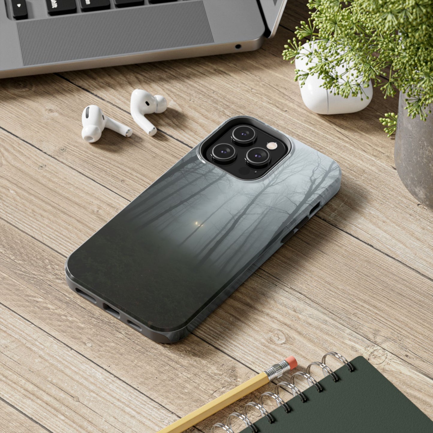 Foggy Forest Tough Phone Case - Durable & Stylish Protection